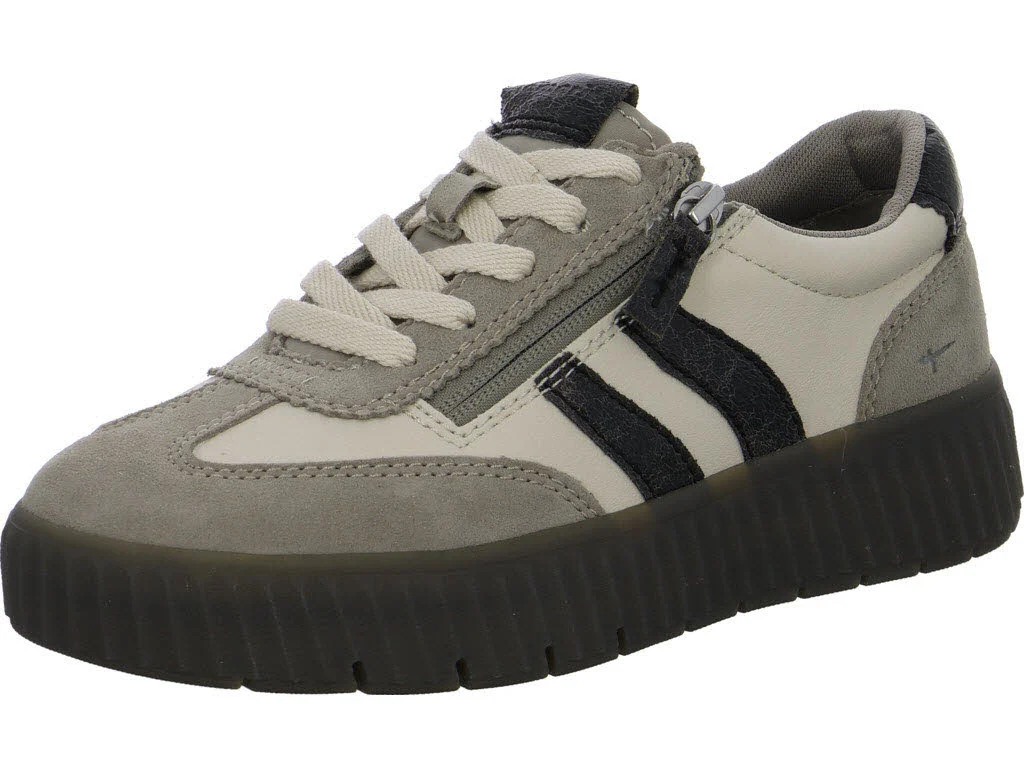 Tamaris Comfort Damen Schnürschuhe 8-83729-45-204 8-83729-45 lt grey weit