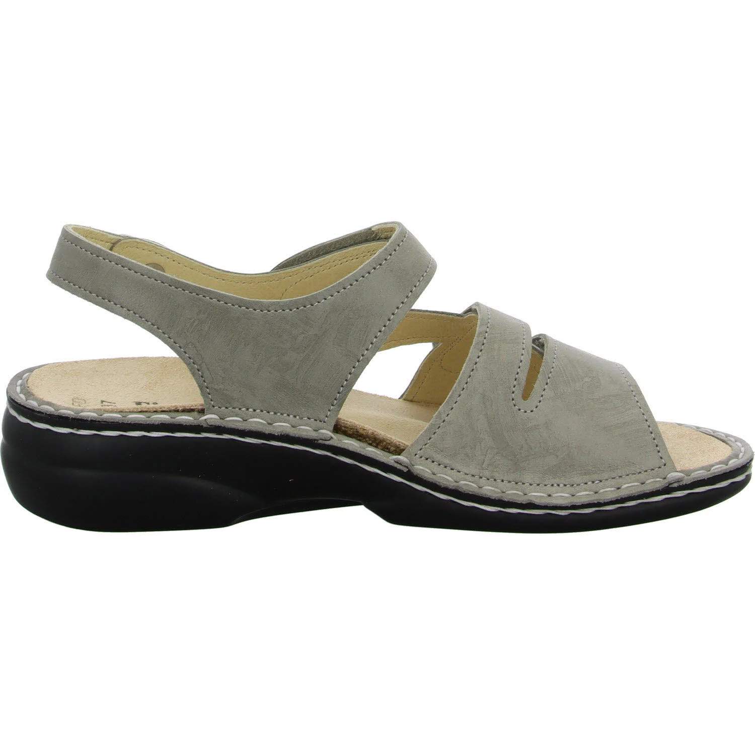 Finn Comfort Damen Sandalen 02562-825081 Gomera taupe weit
