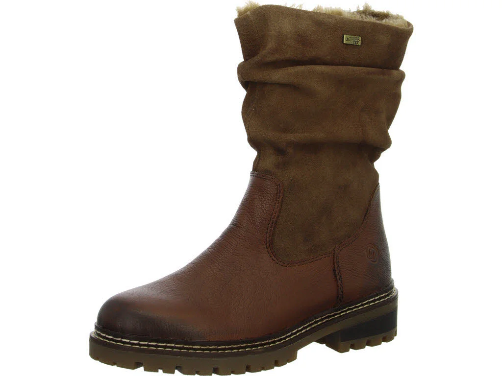 Remonte Damen Stiefelette warm D0B80-24 D0B80 nussbraun/sattel G (weit)