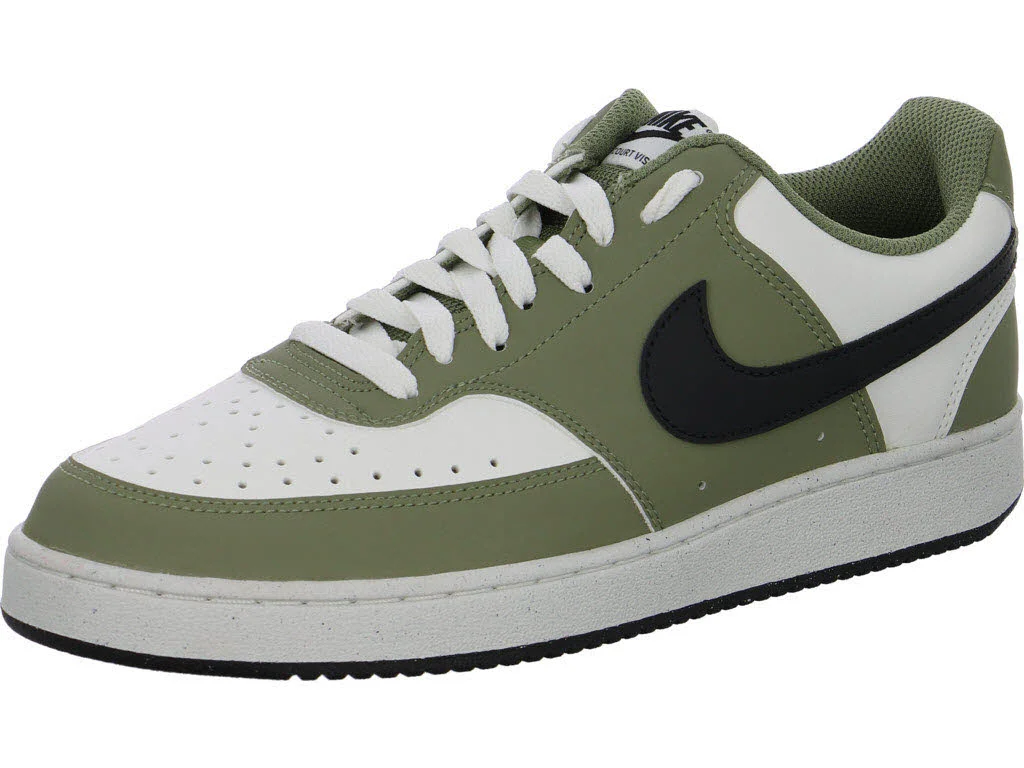 Nike Herren Schnürschuhe IM0459/104 Nike Court Vision Low summit white/ black silver sage normal