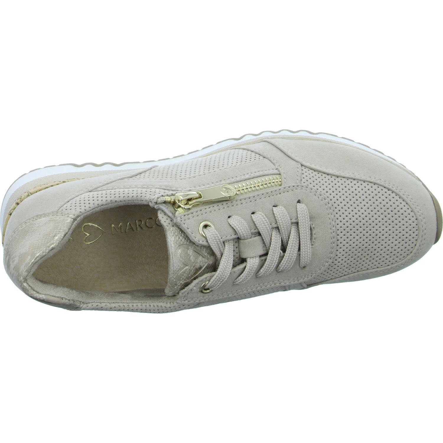 Marco Tozzi Damen Schnürschuhe 2-23781-41-435 2-23781-41 dune comb normal