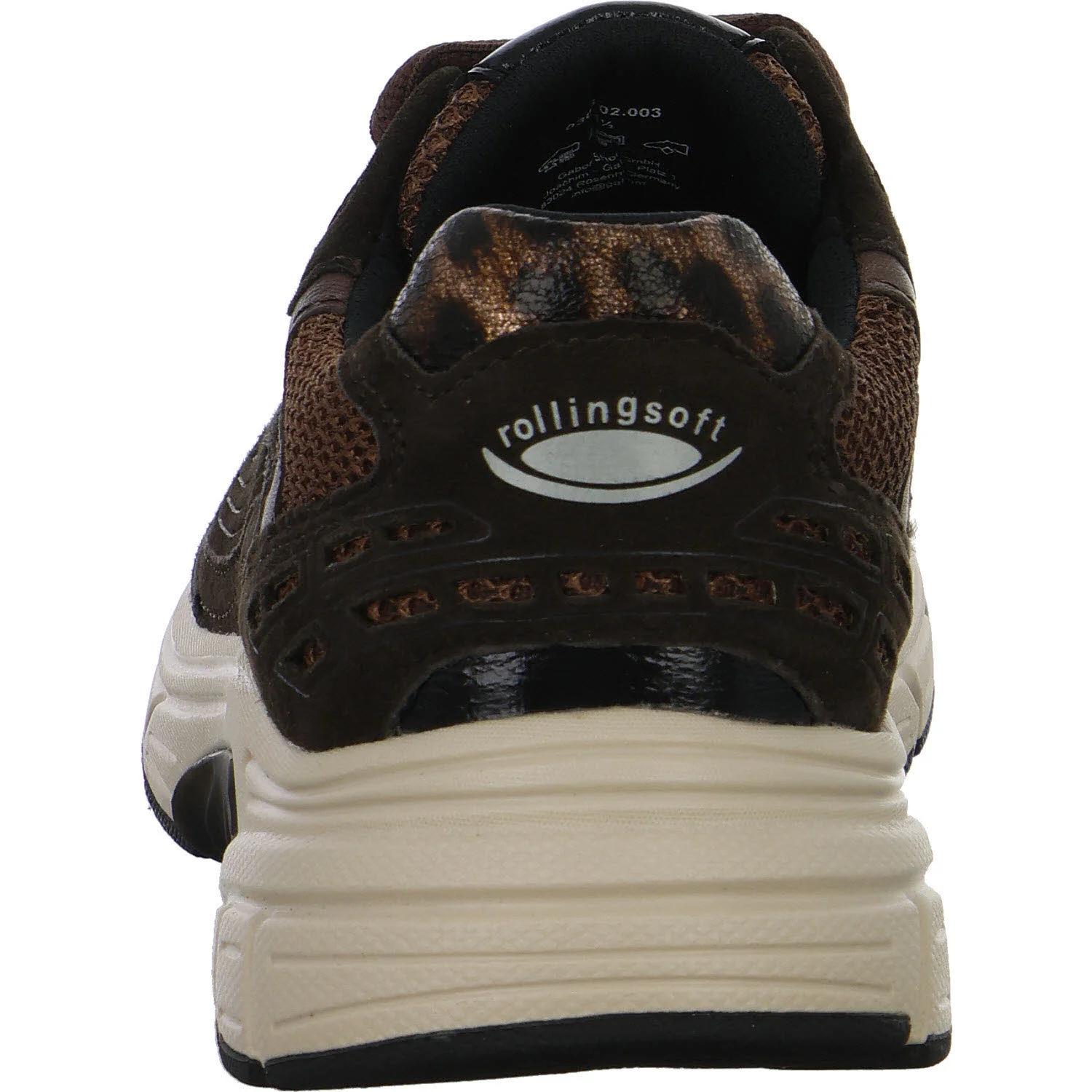 Gabor Rollingsoft Damen Schnürschuhe 0306.02.003 0306.02 engl.brown/mocca k???? G (normal)