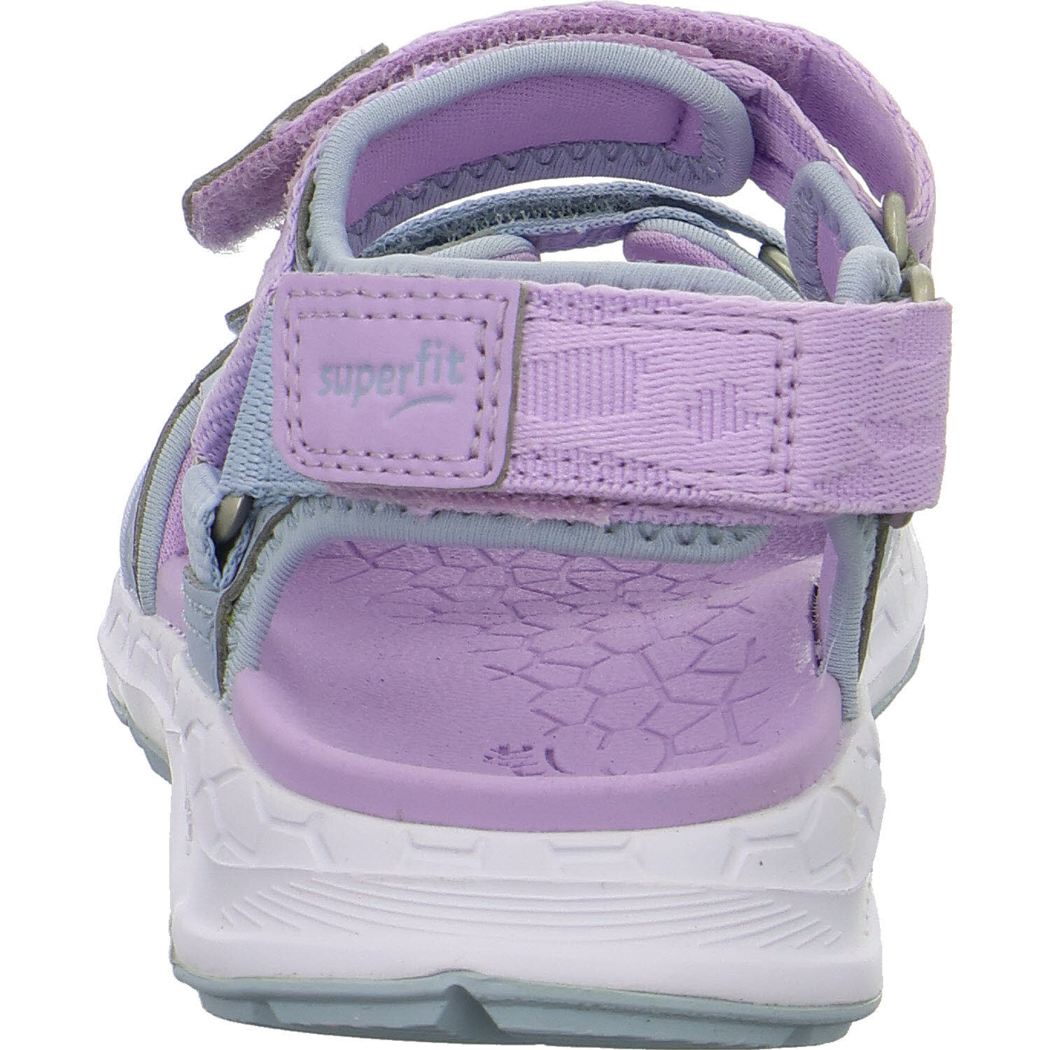 Superfit Kinder Sandalen 1-000580-8410 Criss Cross hellblau/lila WMS mittel