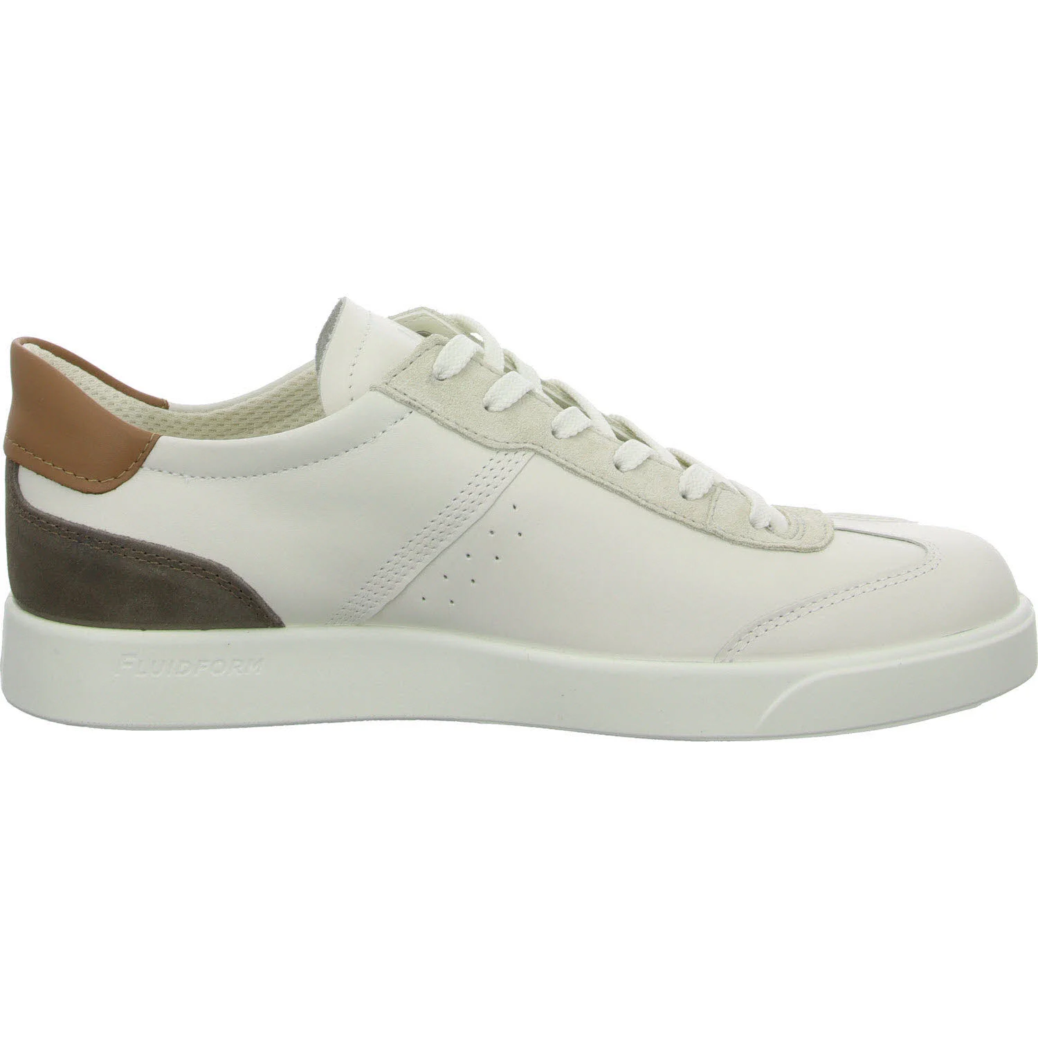 Ecco Herren Schnürschuhe 521434/61173 Street Lite M white/gravel/cashmere normal
