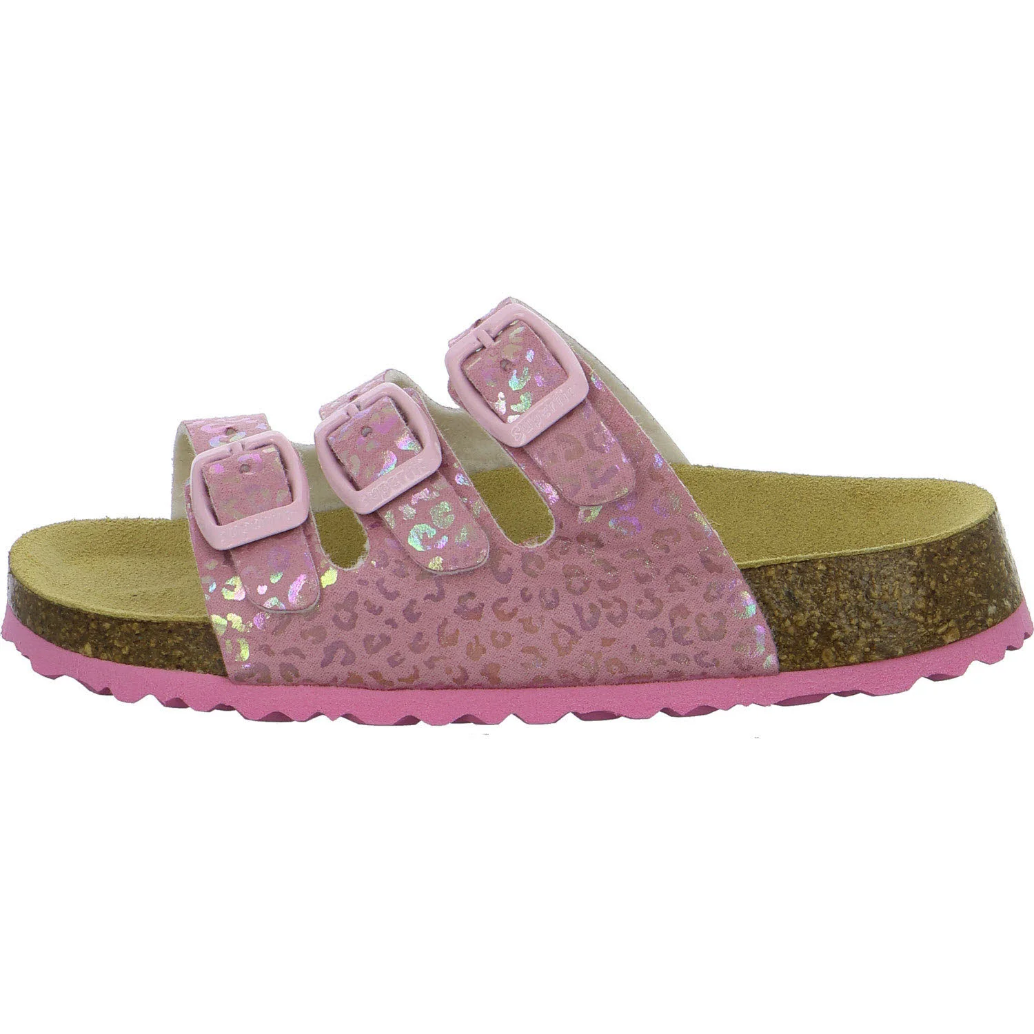 Element 6 von 8 (Bild) – Superfit Kinder Pantoletten 1-800113-5680 Fußbettpantoffel rosa WMS mittel