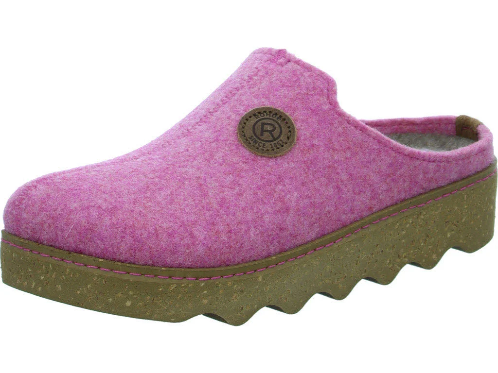 ROHDE Damen Winterpantoffel 6120/46 Foggia-D pink G (normal)