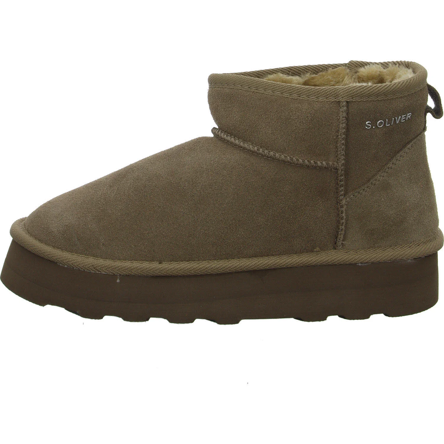 Element 6 von 8 (Bild) – s.Oliver Damen Stiefelette warm 5-26352-41-341 5-26352-41 taupe normal