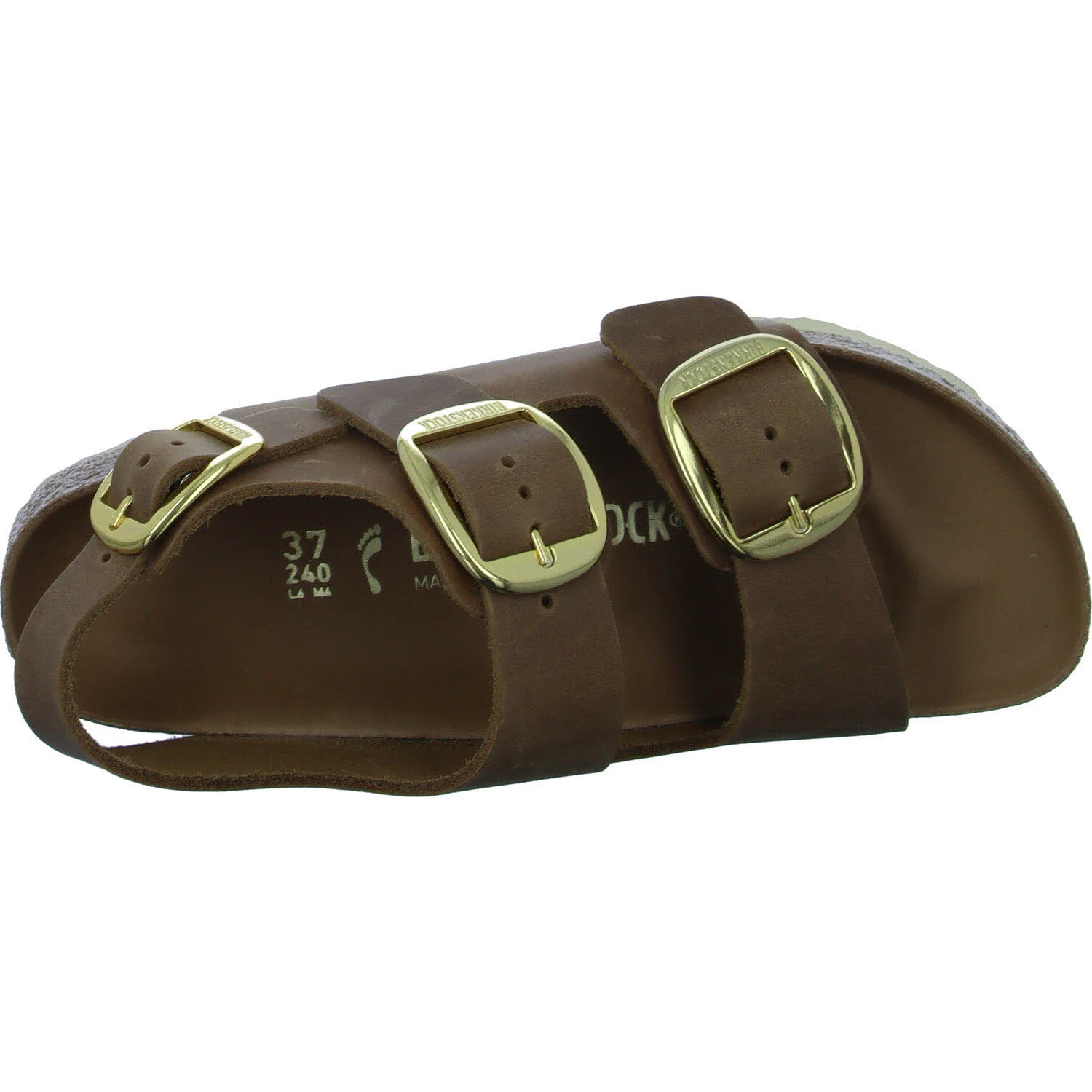 Element 8 von 8 (Bild) – BIRKENSTOCK Damen Sandalen 1024067 Milano Big Buckle cognac schmal