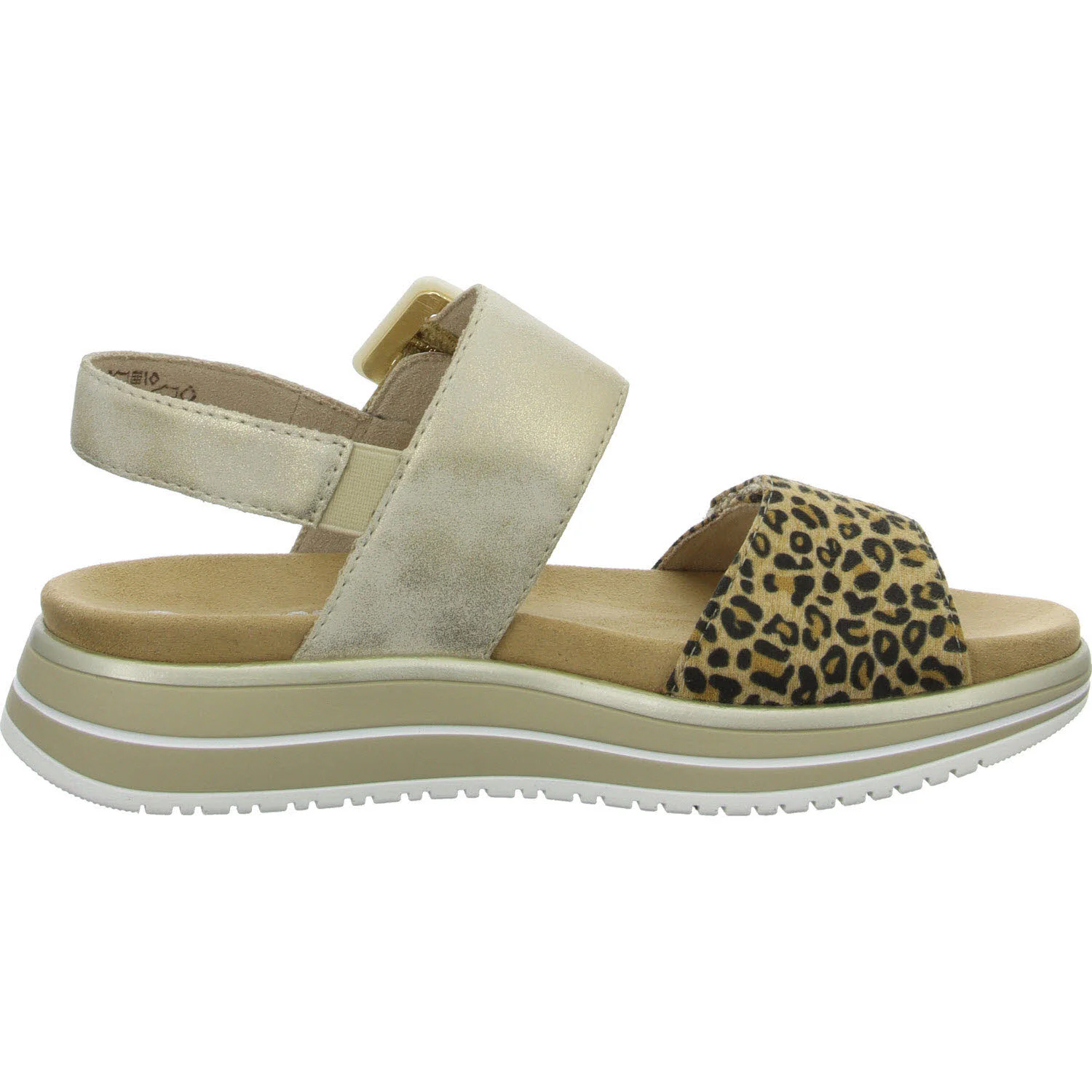 Element 7 von 8 (Bild) – Remonte Damen Sandalen D1J53-91 D1J53 leo-beige/muschel F 1/2 (normal)