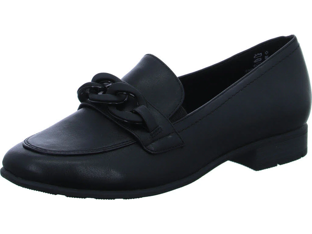 Element 1 von 8 (Bild) – Jana Damen Slipper 8-24260-41/022 8-24260-41 black nappa H (weit)