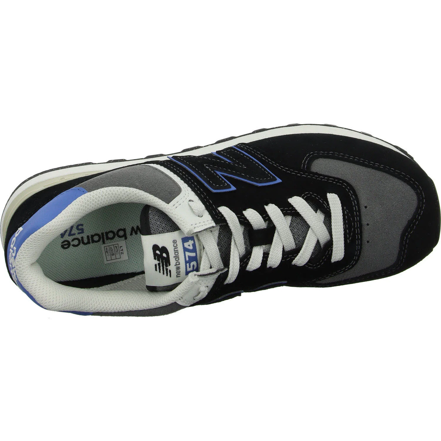 Element 8 von 8 (Bild) – New Balance Herren Schnürschuhe U574QRB Classic Running black/blue agate normal