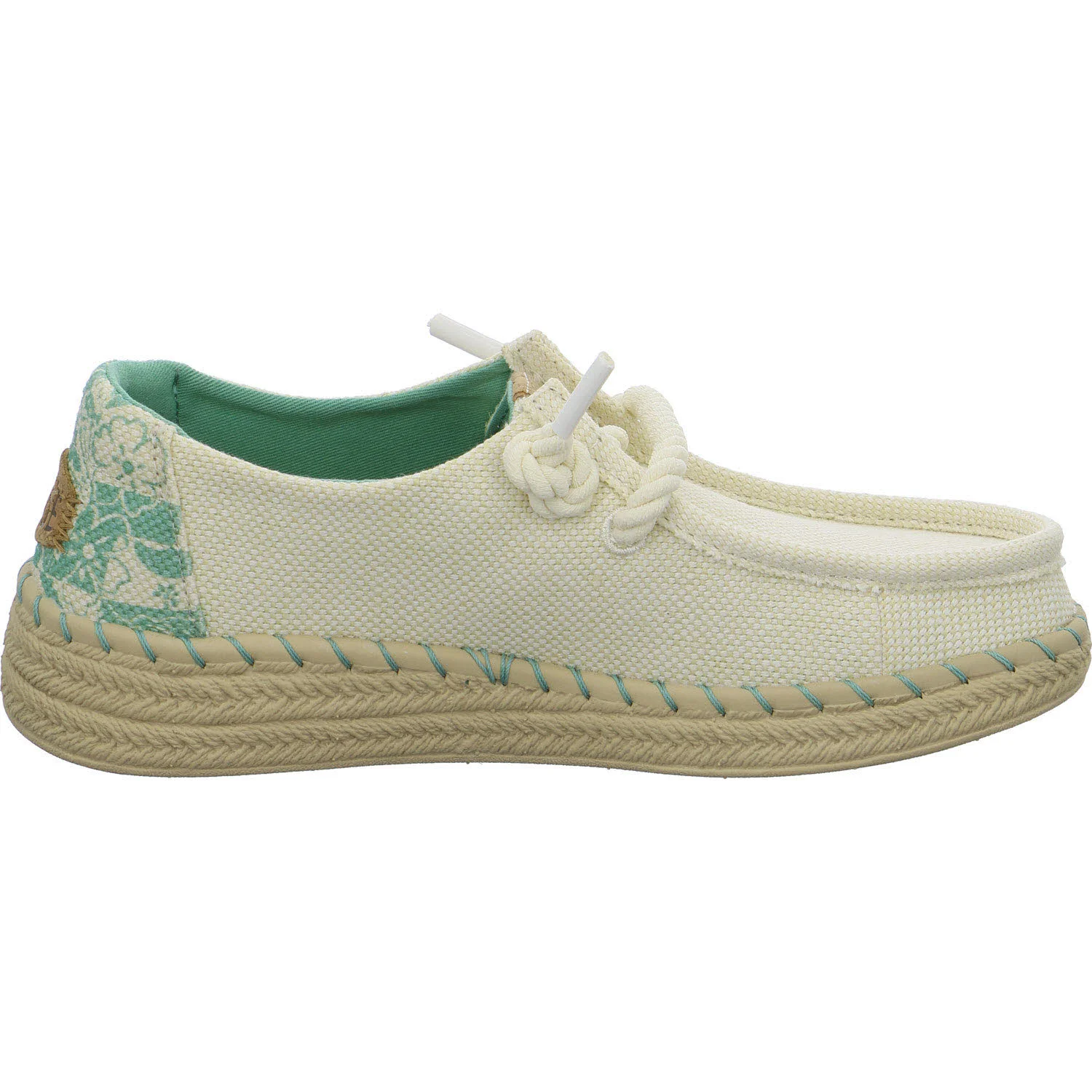 heydude Damen Slipper HD45237-0NI Wendy Espadrille Hibiscus egret/multi weit