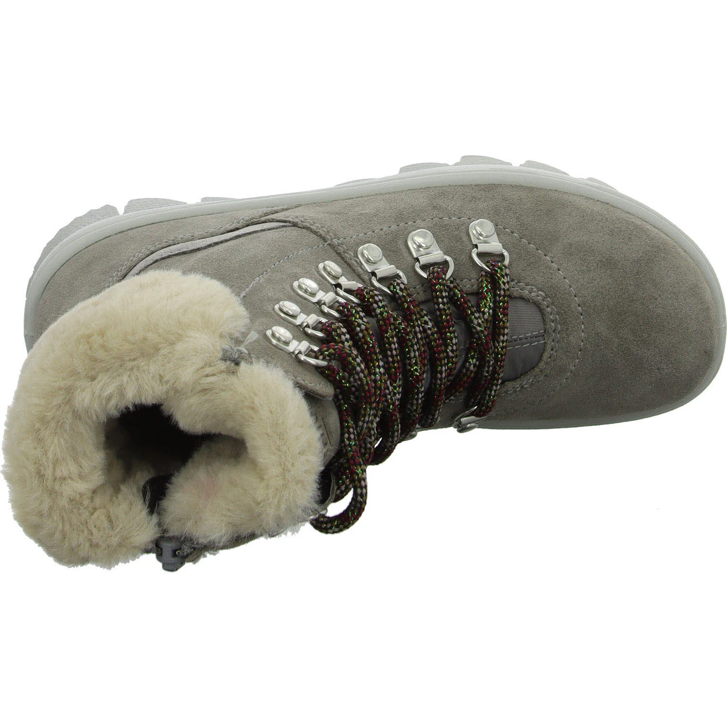 Superfit Kinder Schnürstiefel 1-000220-2020 Flavia grau WMS mittel