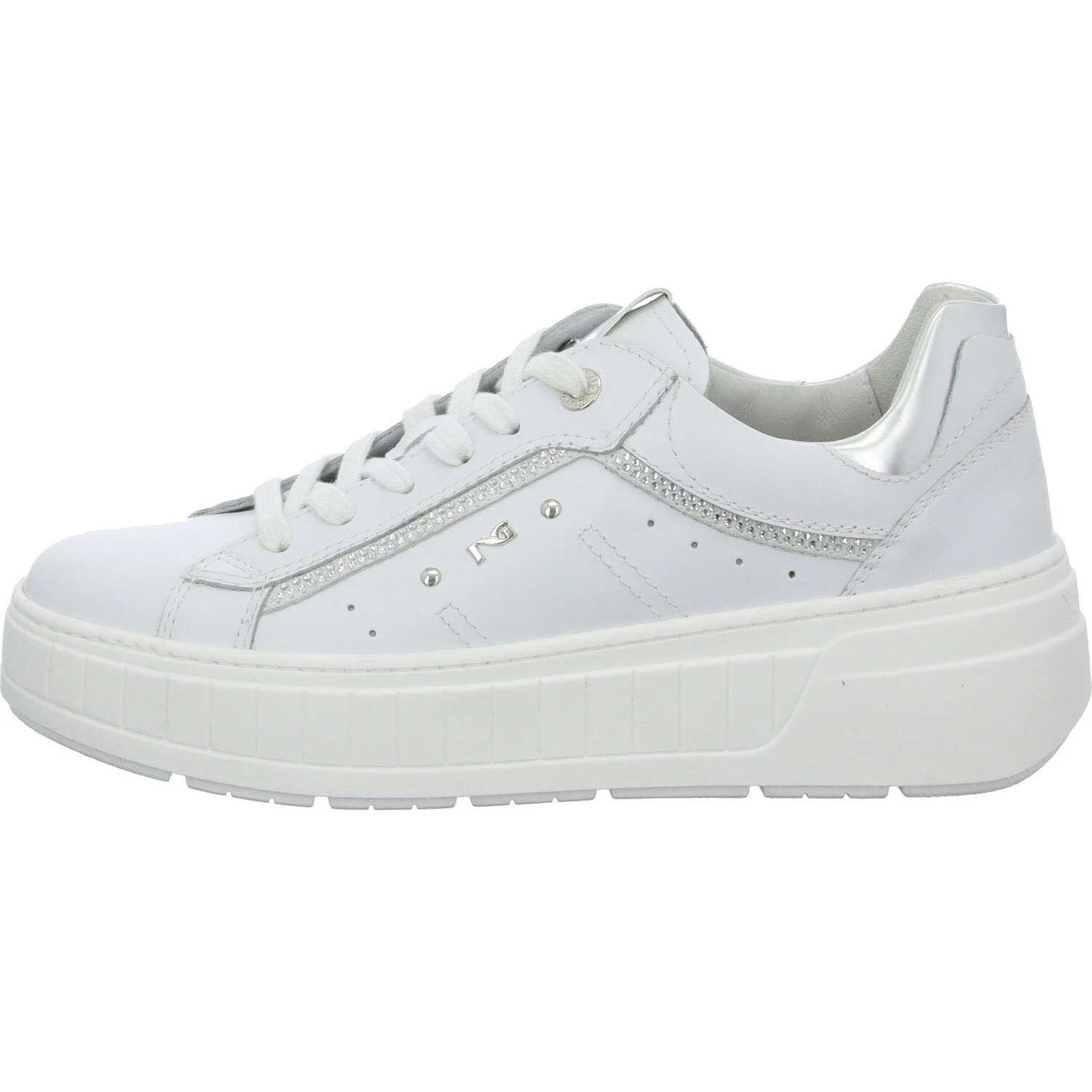 NeroGiardini Damen Schnürschuhe E513093D 707 E513093D bianco normal