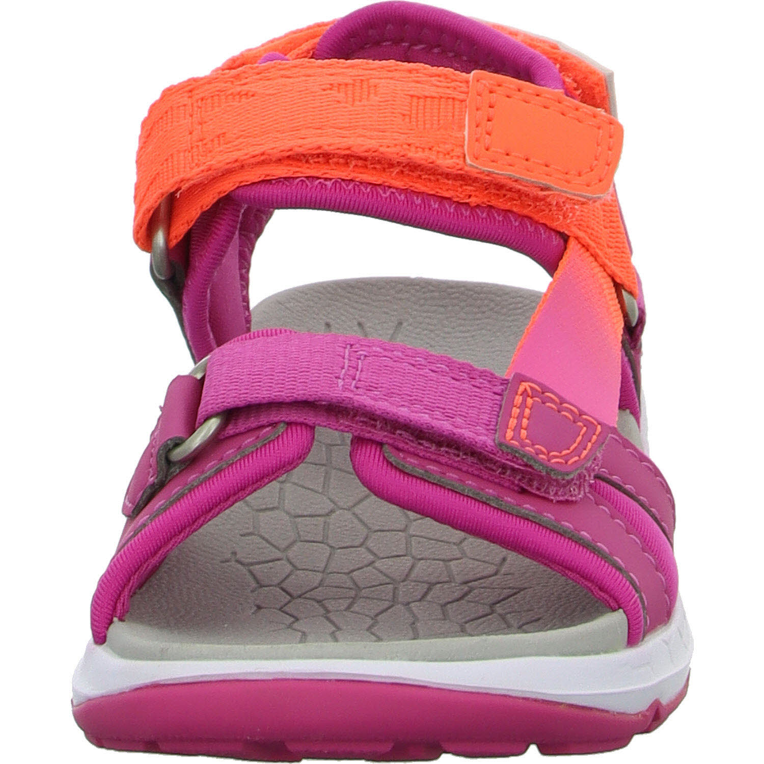 Element 3 von 8 (Bild) – Superfit Kinder Sandalen 1-000580-5510 Criss Cross pink/orange WMS mittel