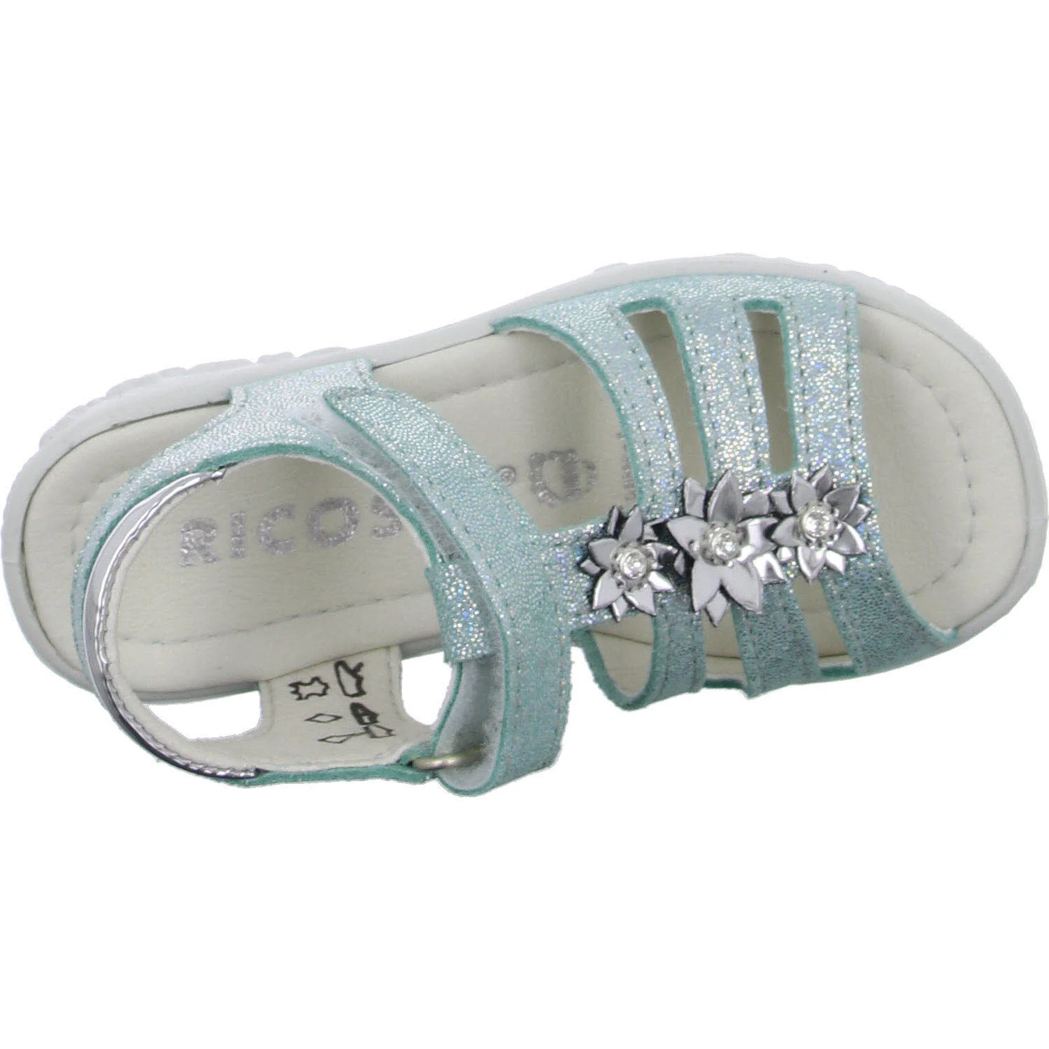 Element 8 von 8 (Bild) – Ricosta Kinder Sandalen 50 6400102 520 Cleo jade WMS mittel