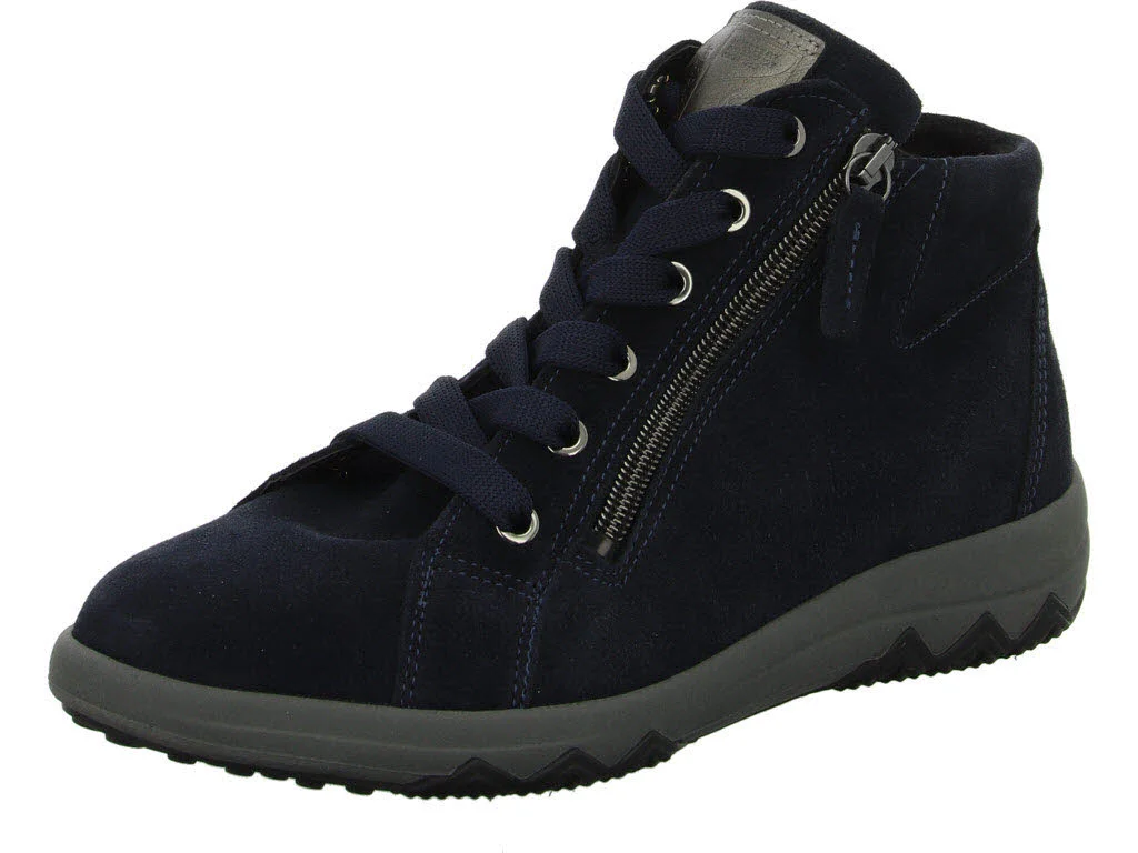 Waldläufer Damen Schnürstiefel 961801-200/021 H-Teresa deepblue schiefer H (weit)