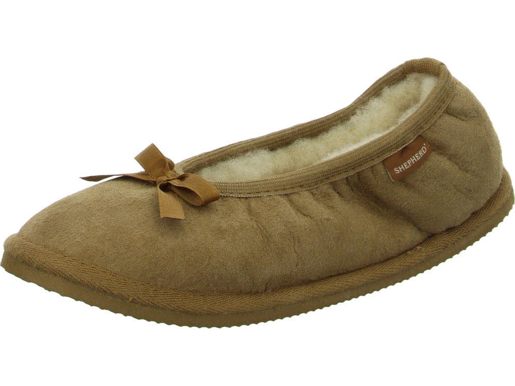 SHEPHERD OF SWEDEN Da. Winterheimschuhe nied.Schnitt 2455056 Stacy chestnut weit