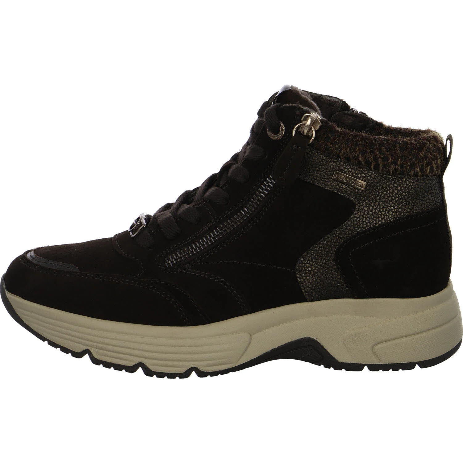 Element 6 von 8 (Bild) – Tamaris Comfort Damen Schnürstiefel 8-86201-47/394 8-86201-47 mocca comb weit