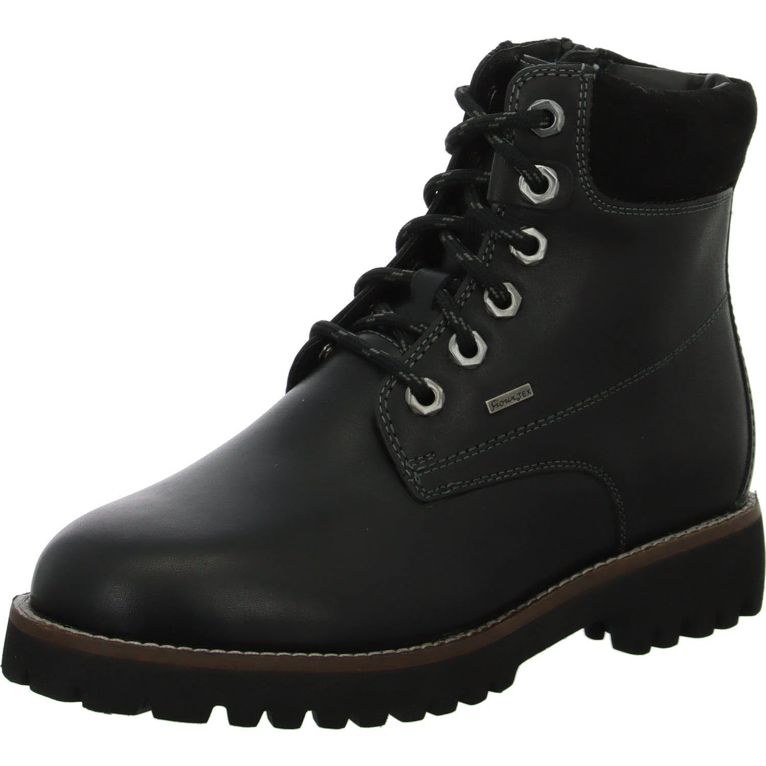 Element 2 von 8 (Bild) – Sioux Damen Schnürstiefel warm 40770 Elmiana-702 schwarz G (normal)