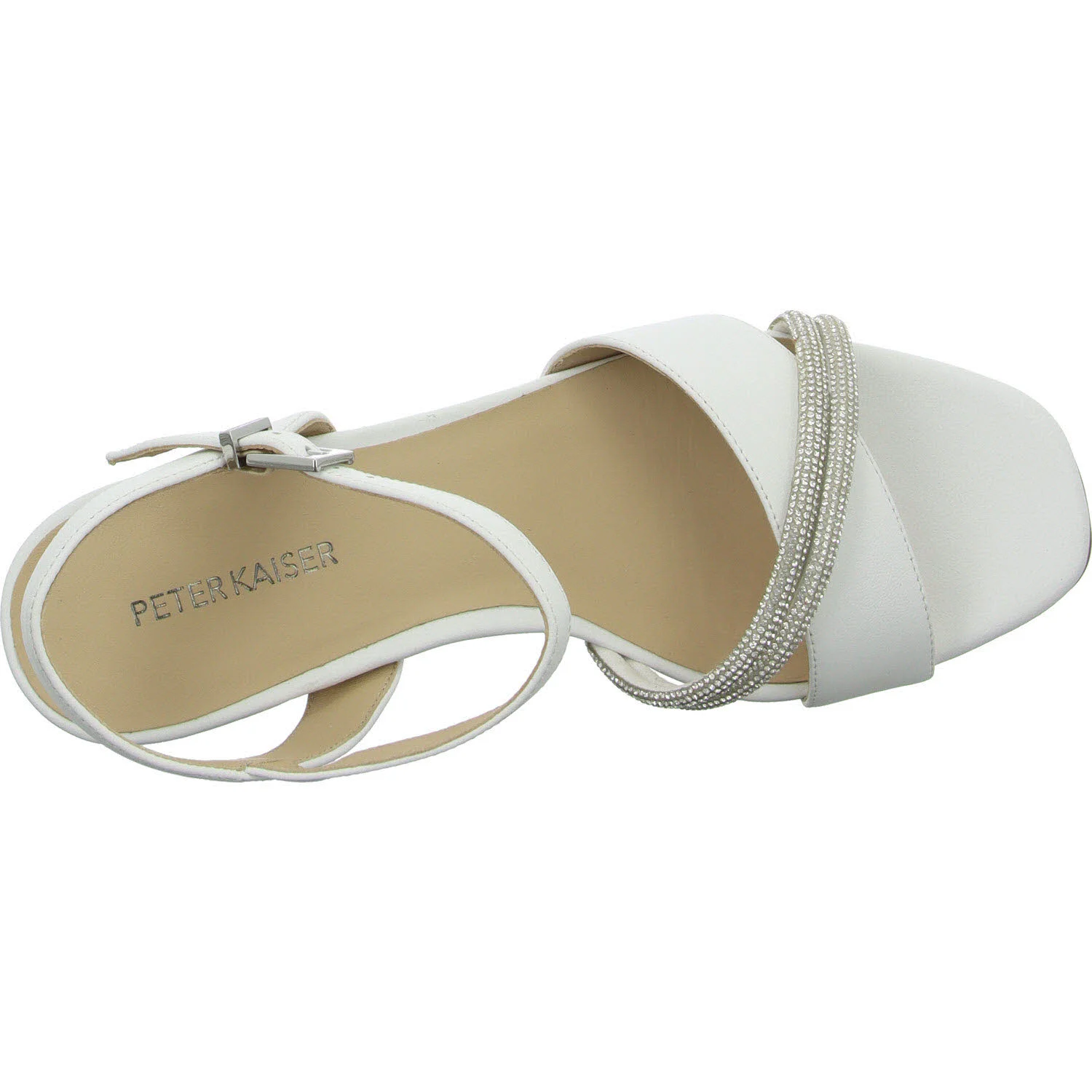 Peter Kaiser Damen Sandalen 9-78243-44/102 9-78243-44 white nappa F 1/2 (normal)