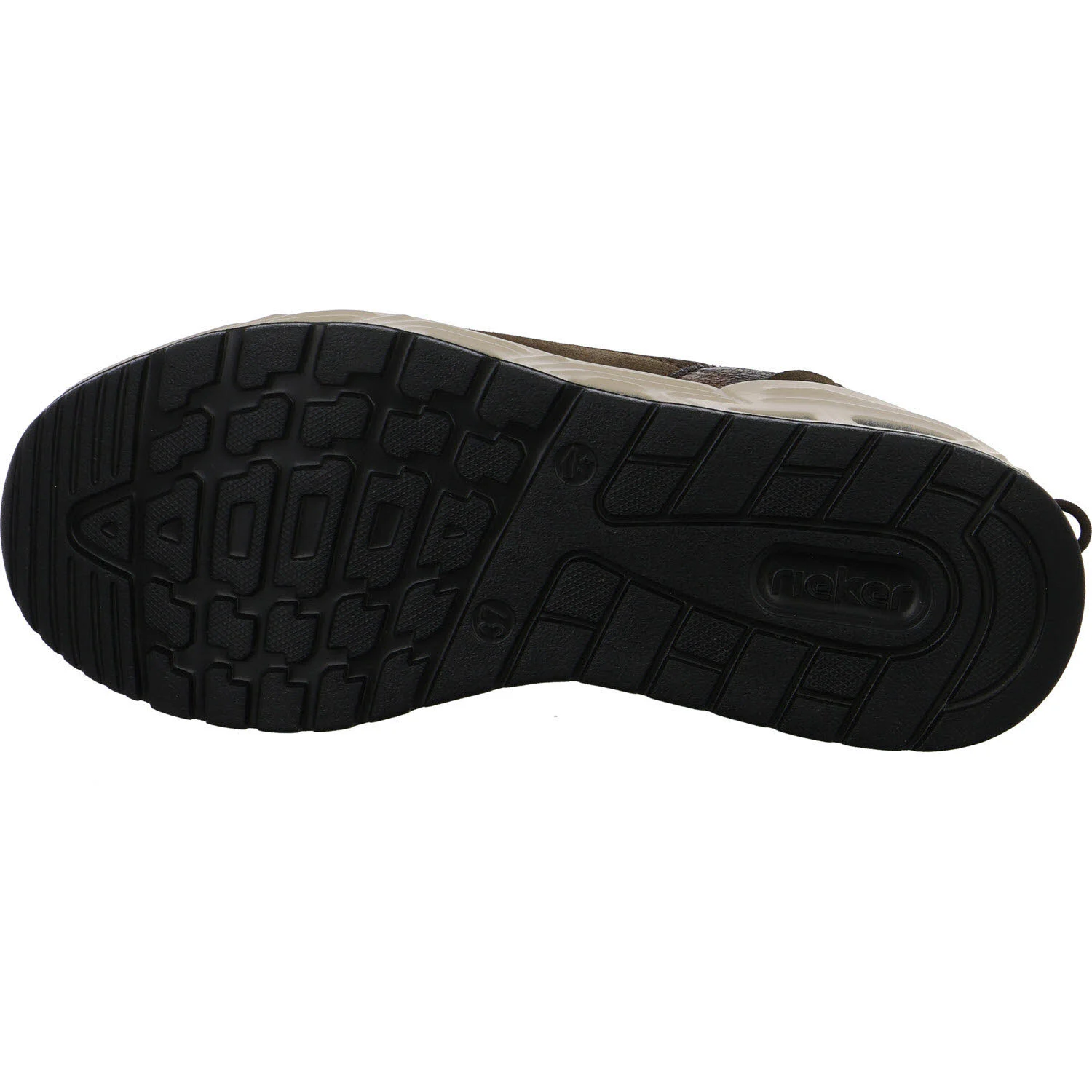 Rieker Damen Slipper M8510-25 M8510 erde/bronze/antik/braun G (weit)