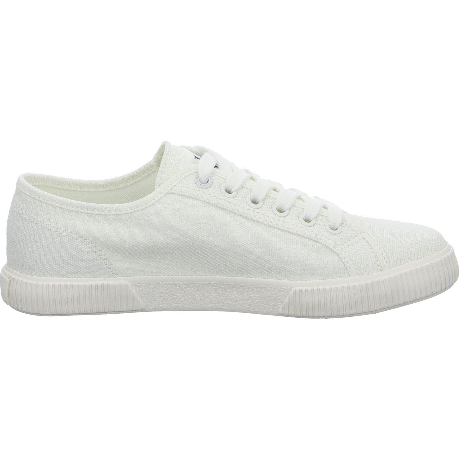 Calvin Klein Damen Schnürschuhe YW0YW017620K4 ESS VULC LOW CV MG WN triple brigth white normal