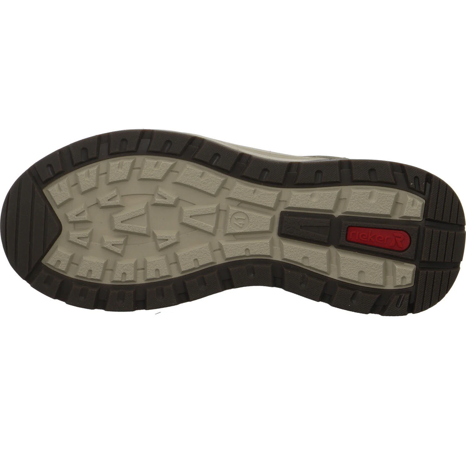 Rieker Herren Slipper 06155-25 06155 kaffee/schwarz/schwarz H (extra weit)