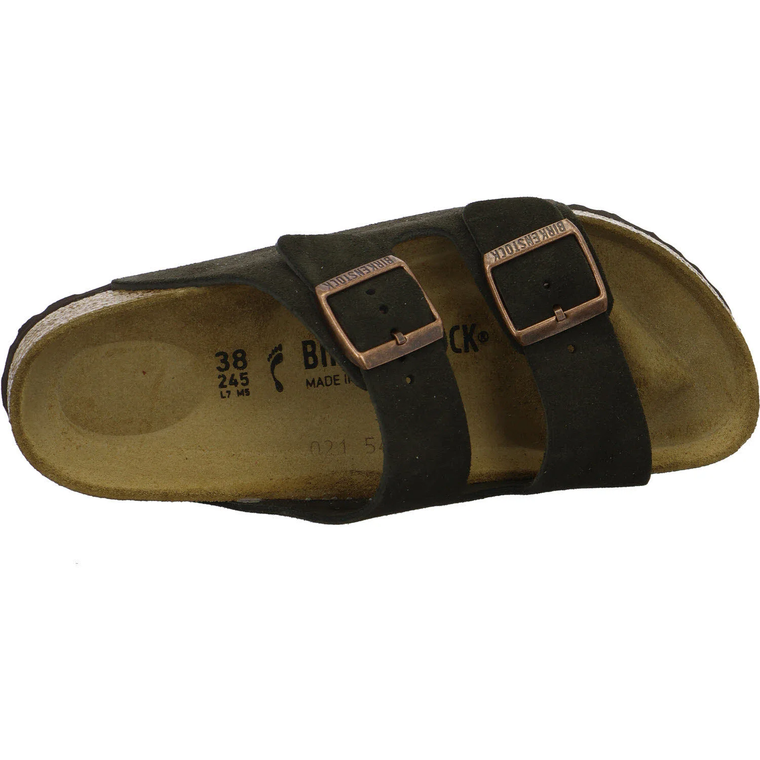 BIRKENSTOCK Pantoletten 1027083 Arizona Soft Footbed mocca schmal