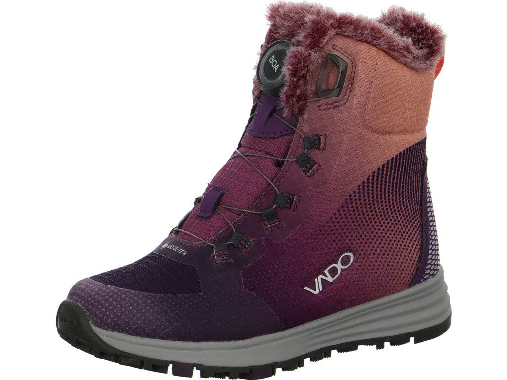VADO Kinder Winterstiefel 33439-3401/344 WENDY High BOA GTX berry/salmon normal