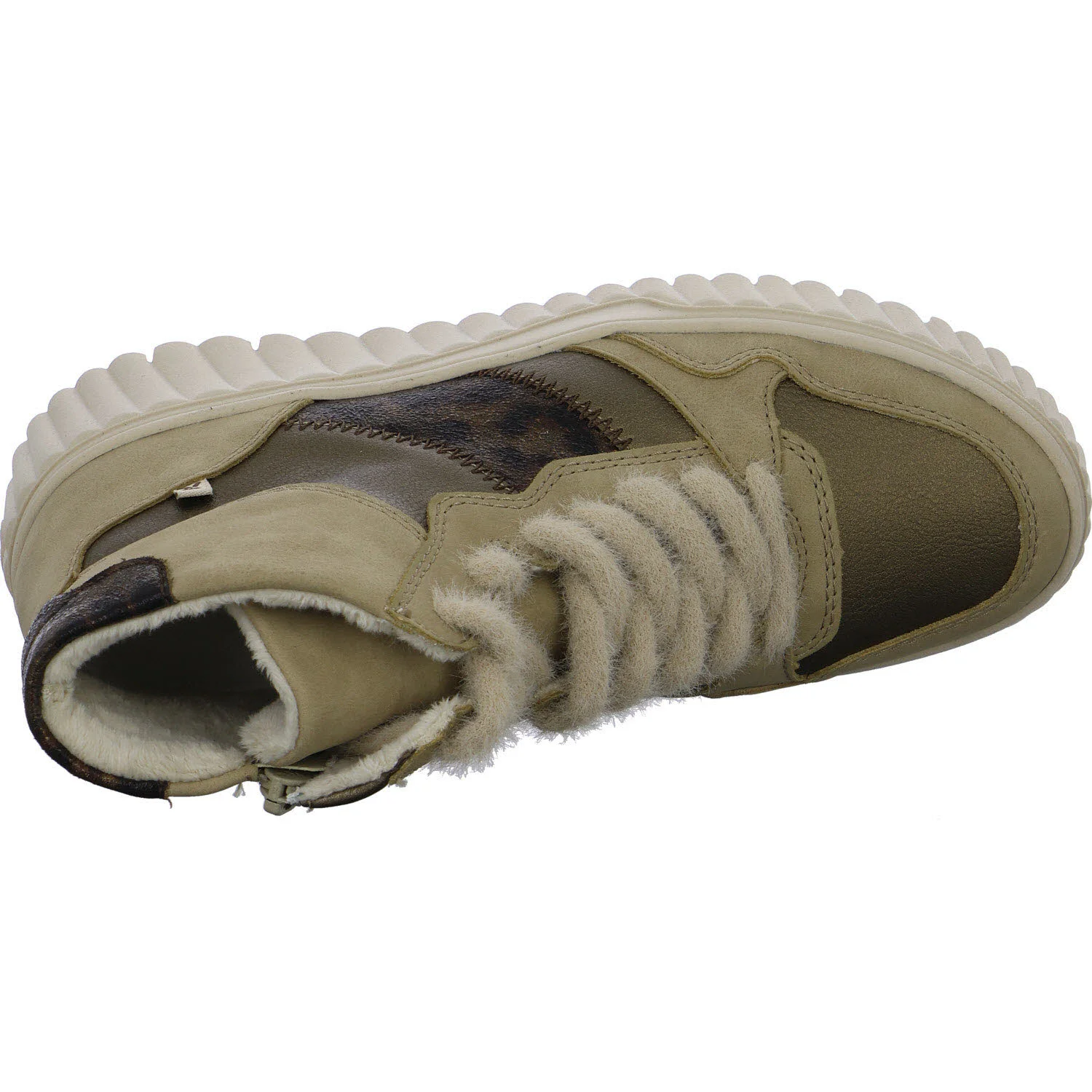 Rieker Damen Schnürstiefel N2508-60 N2508 porzellan/bronze/antik F 1/2 (normal)