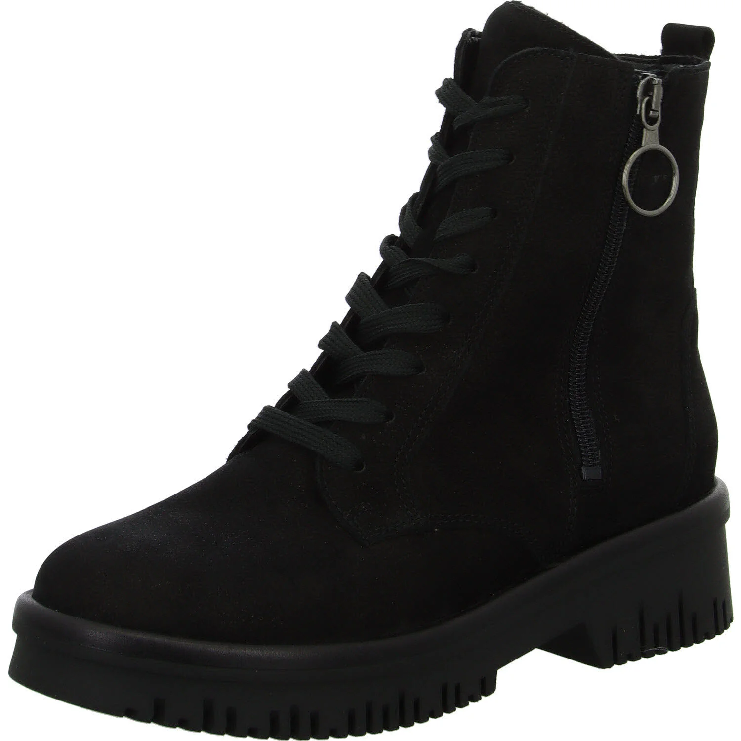 Element 2 von 8 (Bild) – Waldläufer Damen Schnürstiefel 934802-189/001 H-Alea scwarz H (weit)