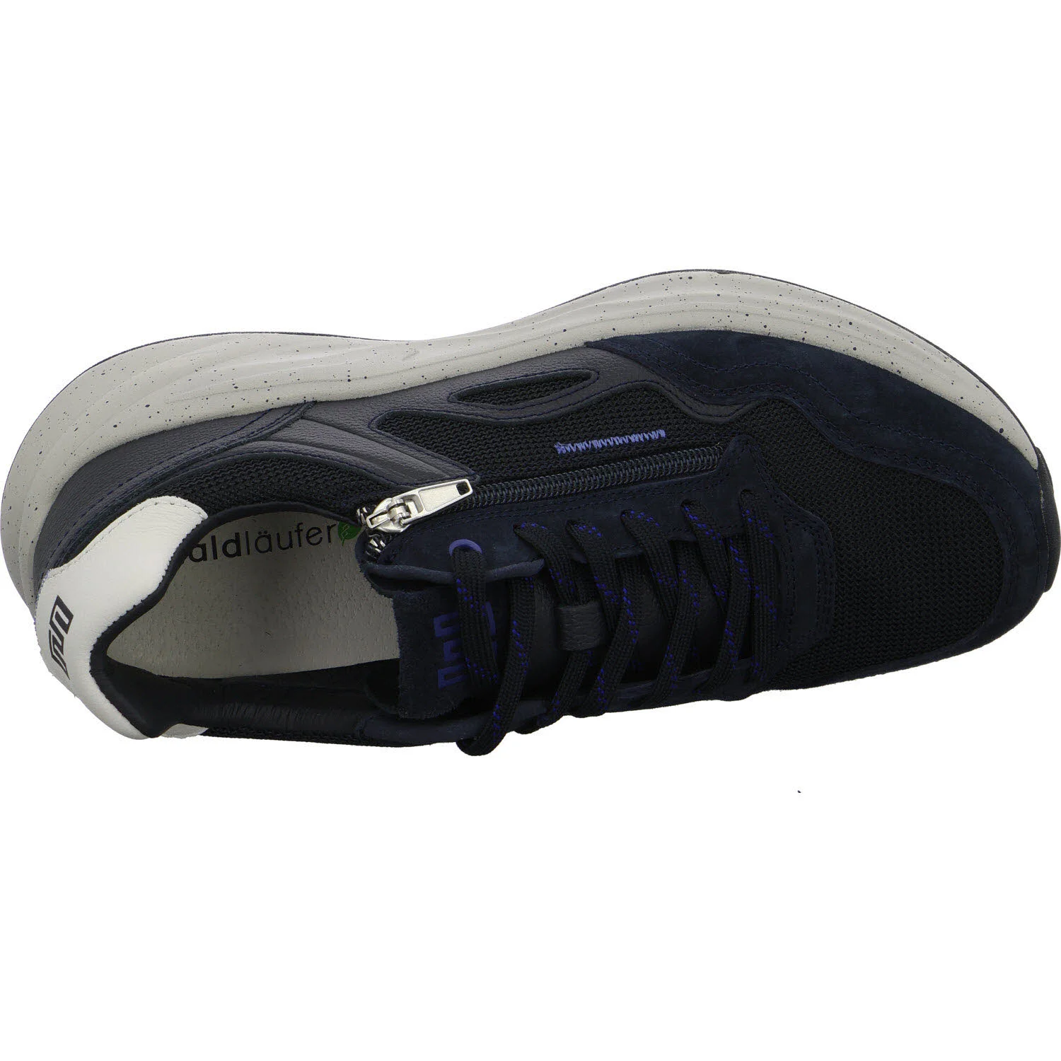 Element 8 von 8 (Bild) – Waldläufer Herren Schnürschuhe 985001-104/217 H-Pablo marine H (weit)