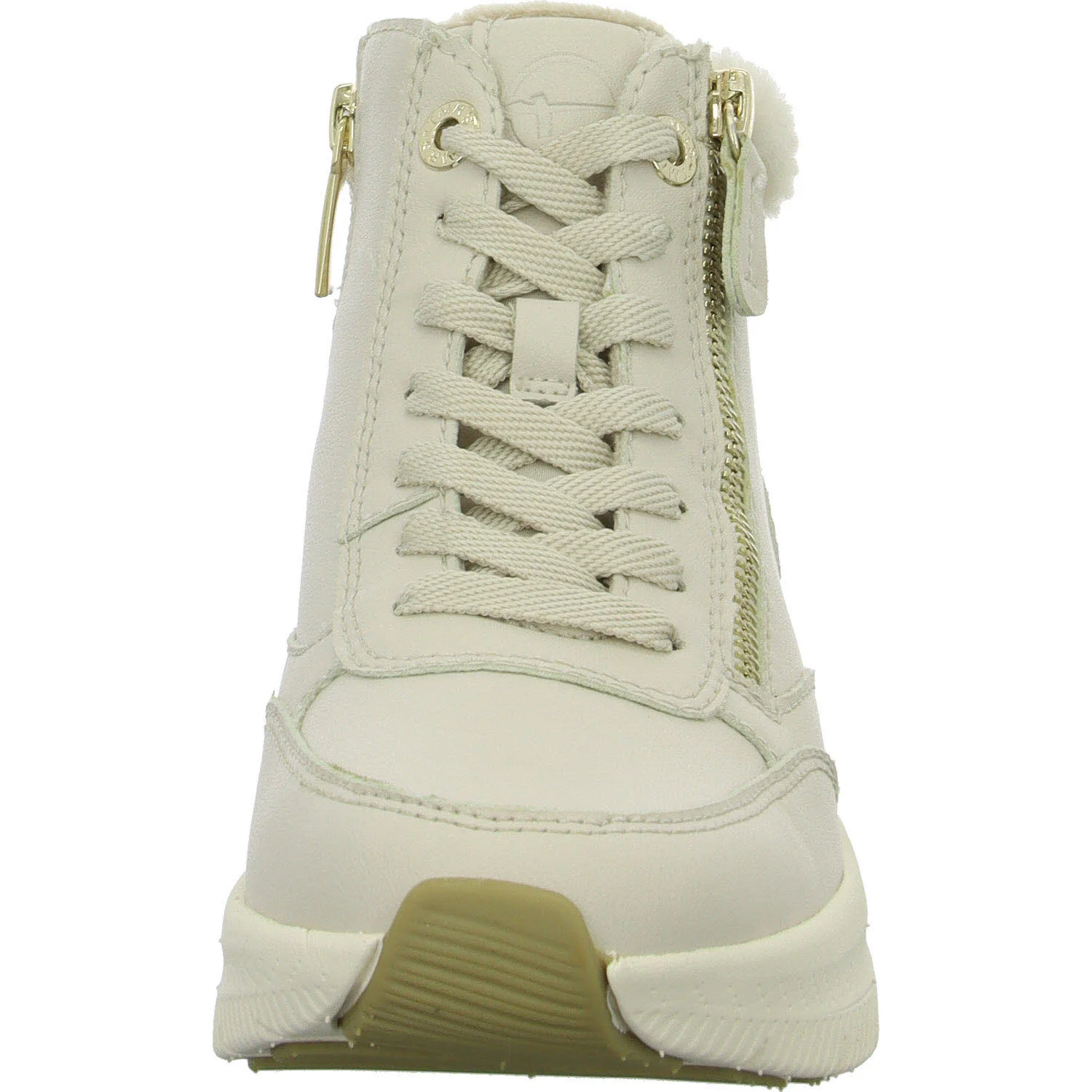 Tamaris Comfort Damen Schnürstiefel warm 8-85200-45-411 8-85200-45 ivory weit