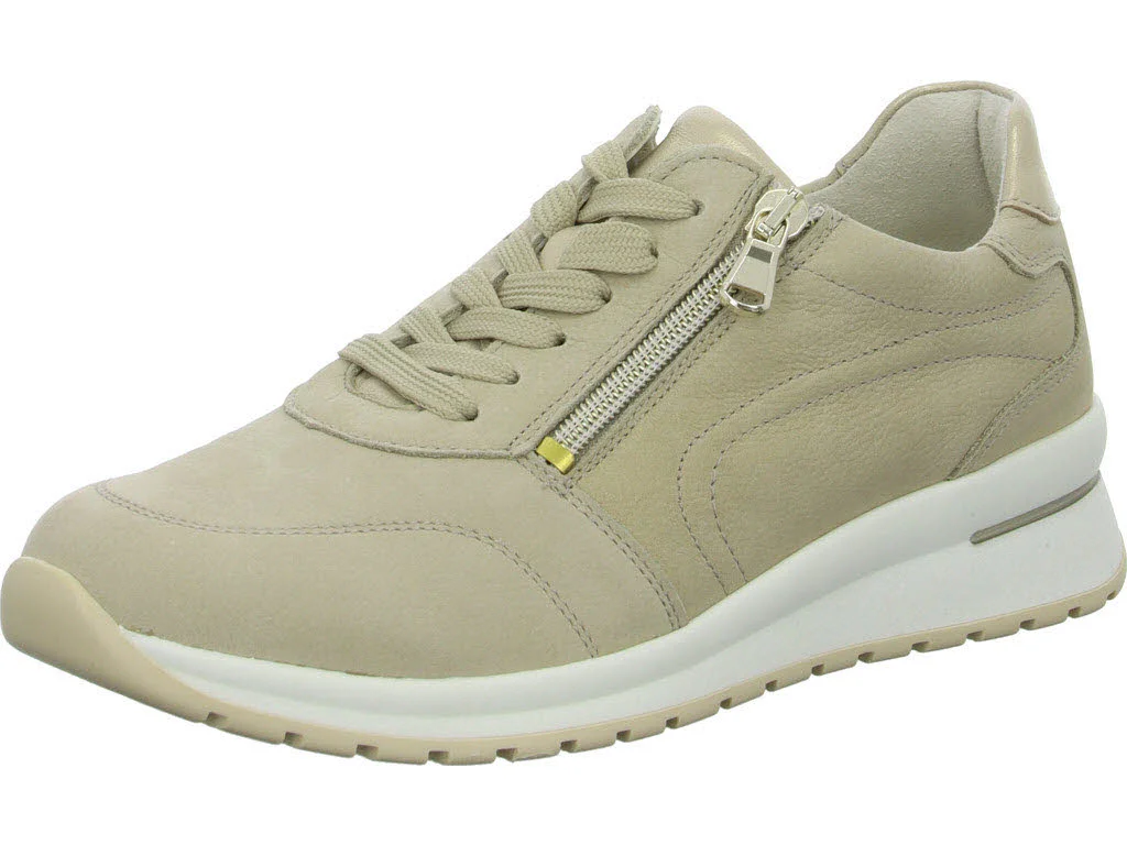 Element 1 von 8 (Bild) – Waldläufer Damen Schnürschuhe 928002-201/095 H-Inessa desert lightgold H (weit)