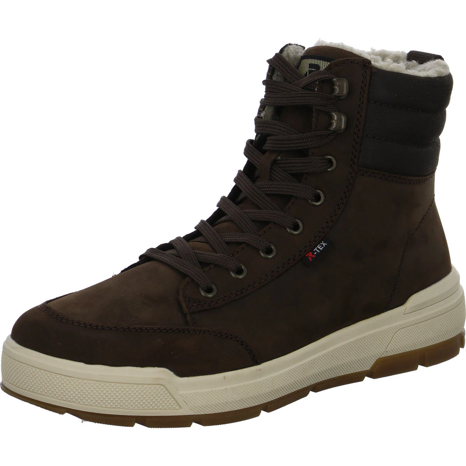 Rieker Herren Schnürstiefel warm U0071-25 U0071 cigar/braun/schwarz G 1/2 (weit)