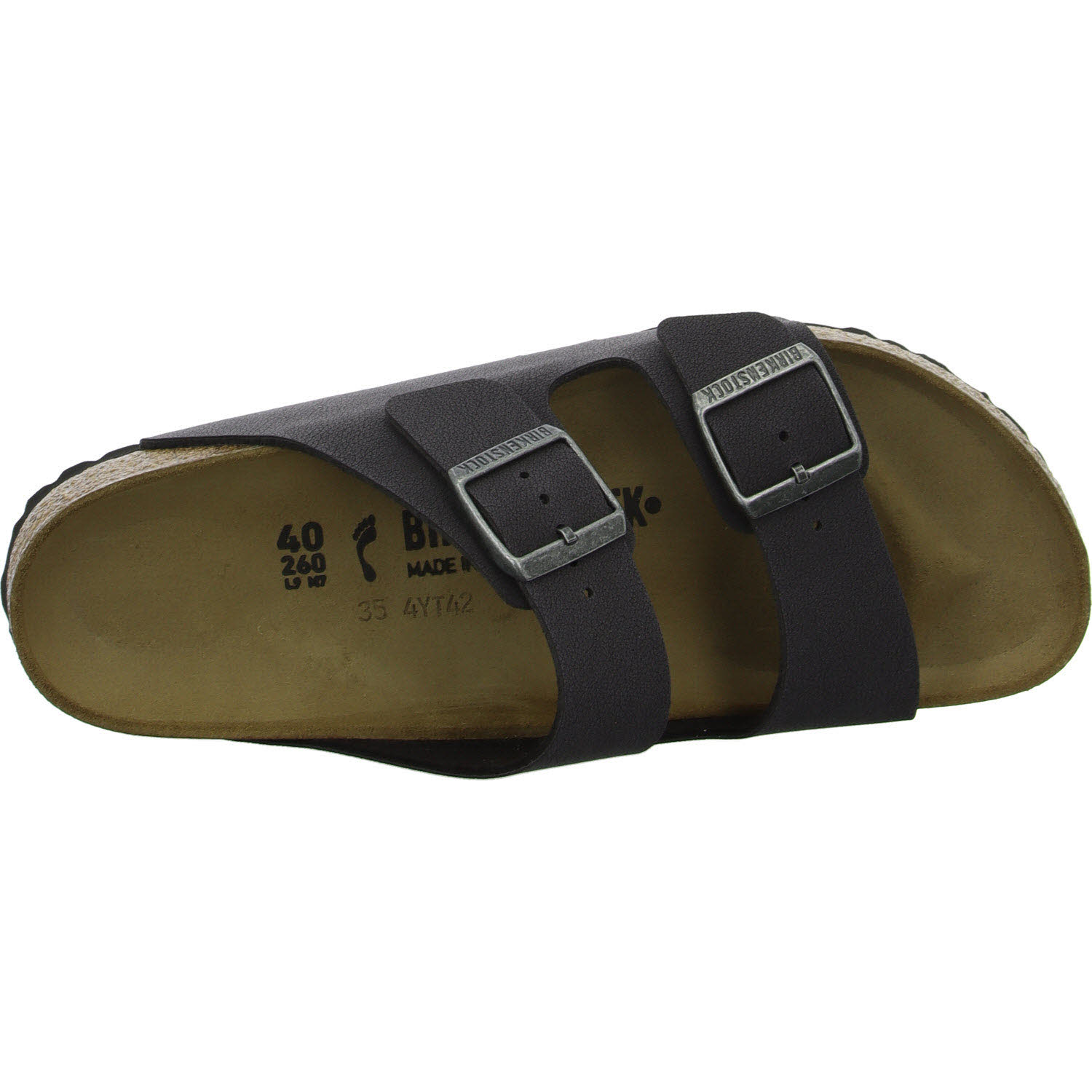 Element 8 von 8 (Bild) – BIRKENSTOCK Pantoletten 1029162 Arizona Velvet Gray schmal