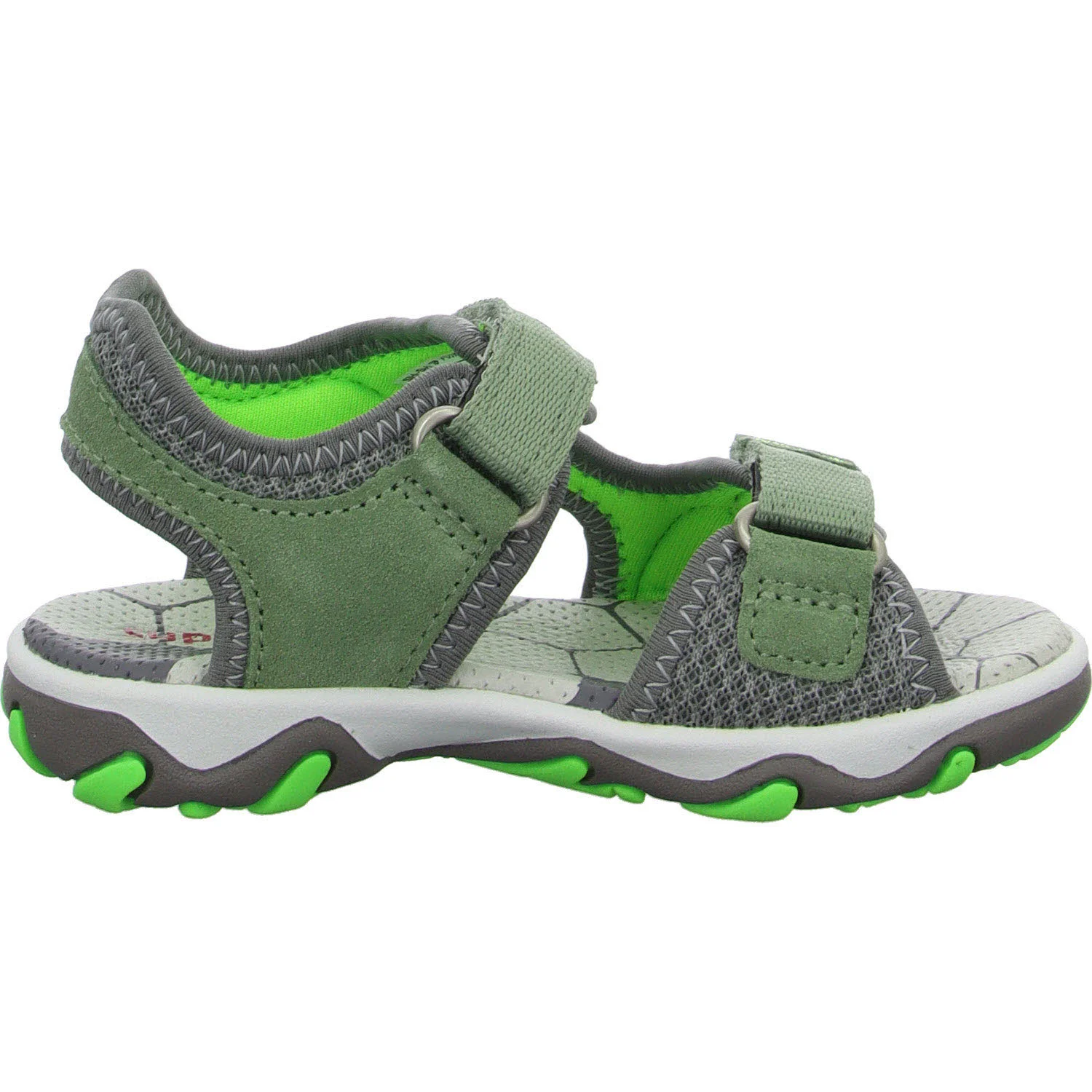 Element 7 von 8 (Bild) – Superfit Kinder Sandalen 1-009466-7500 Mike 3.0 hellgrün/hellgrau WMS mittel