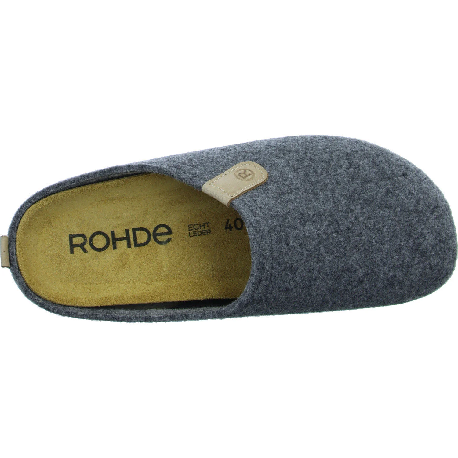Element 8 von 8 (Bild) – ROHDE Herren Winterpantoffel 6900/80 Napoli-H grau G 1/2 (normal)