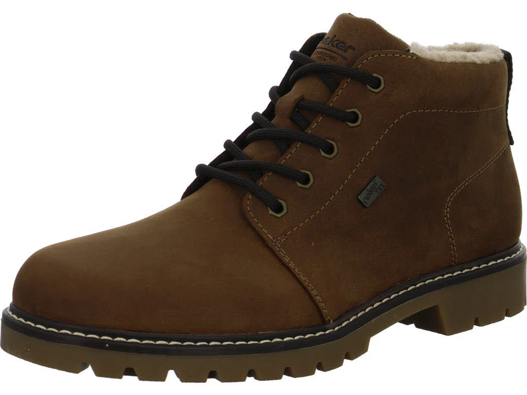 Rieker Herren Schnürstiefel warm 39831-22 39831 noce G 1/2 (weit)