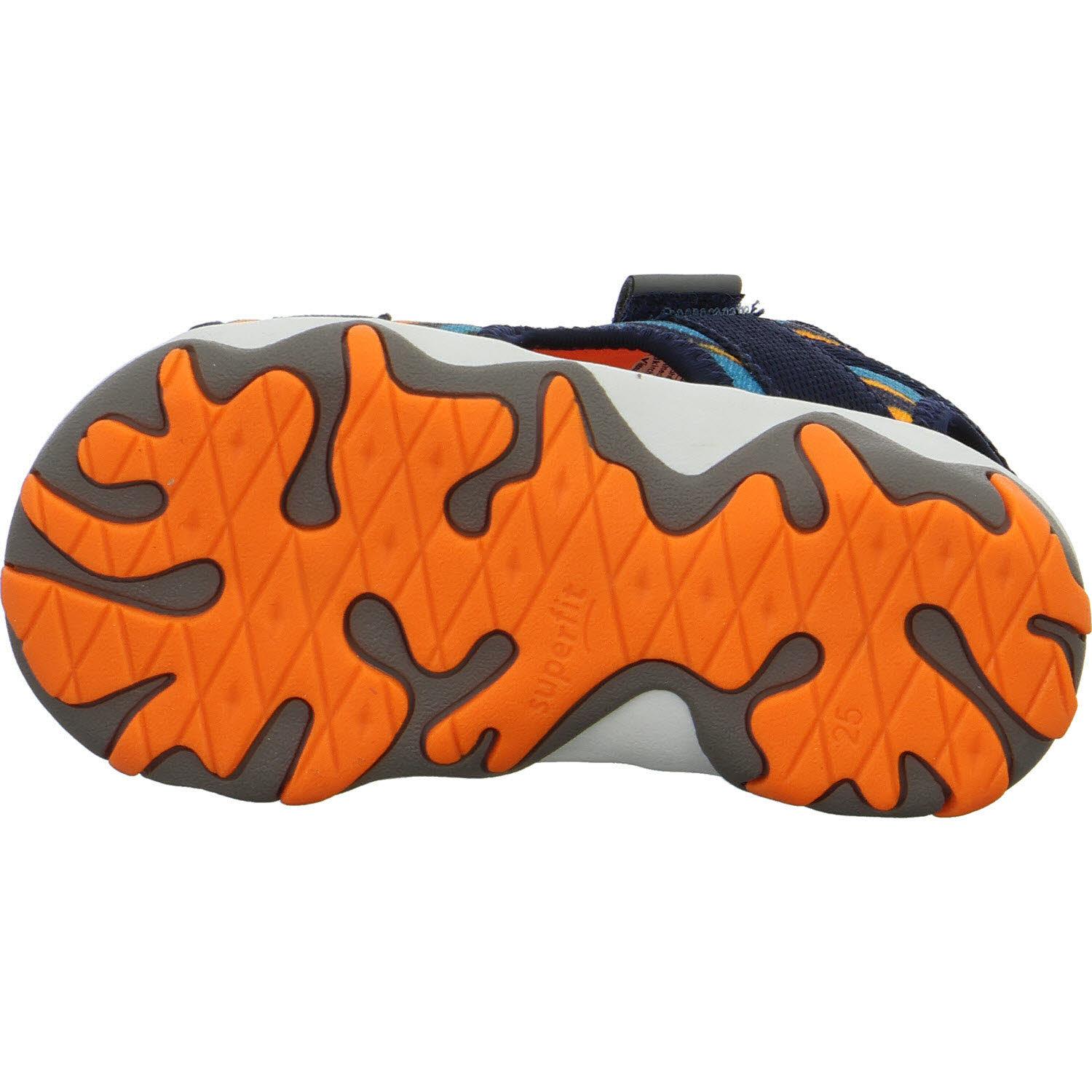 Superfit Kinder Sandalen 1-009465-8020 Mike 3.0 blau/orange WMS mittel