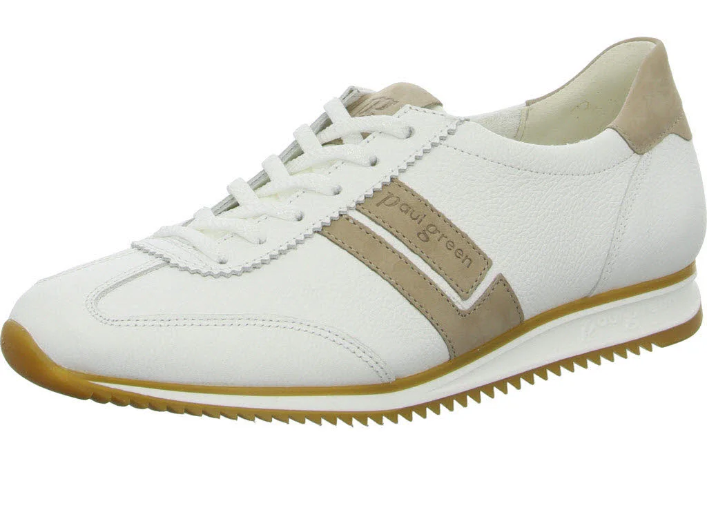 Paul Green Damen Slipper 5453-077 5453 white/antelope normal