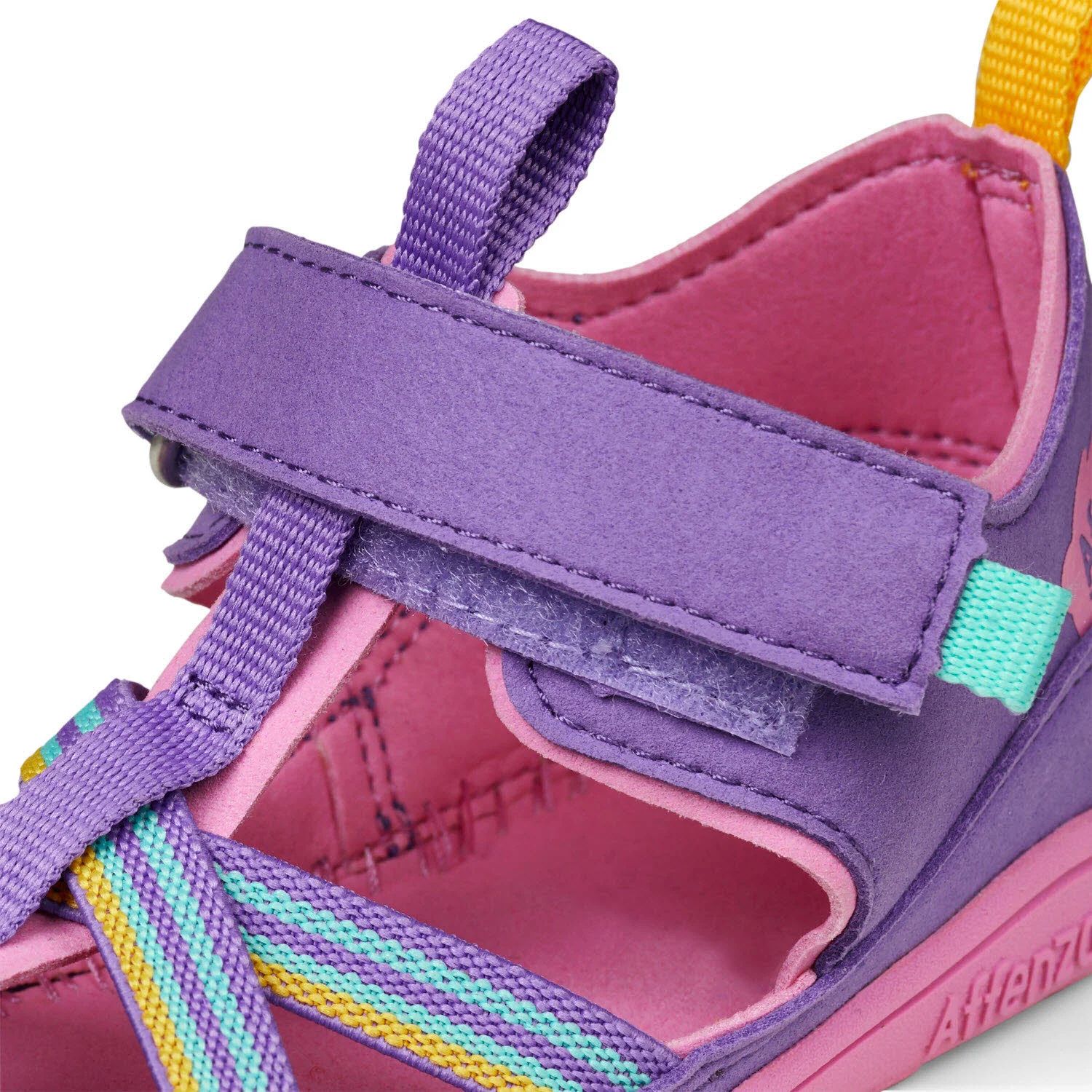 Affenzahn Kinder Sandalen 01724-40120 Sandale Vegan Breezy Kreativ Tukan pink/lila normal