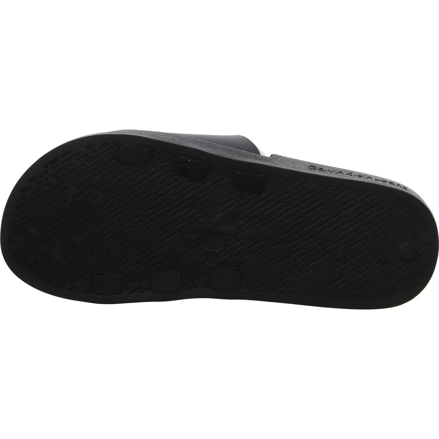 Calvin Klein Pantoletten YM0YM003610GM SLIDE RUBBER NEOPRENE MONOLOGO black/bright white normal