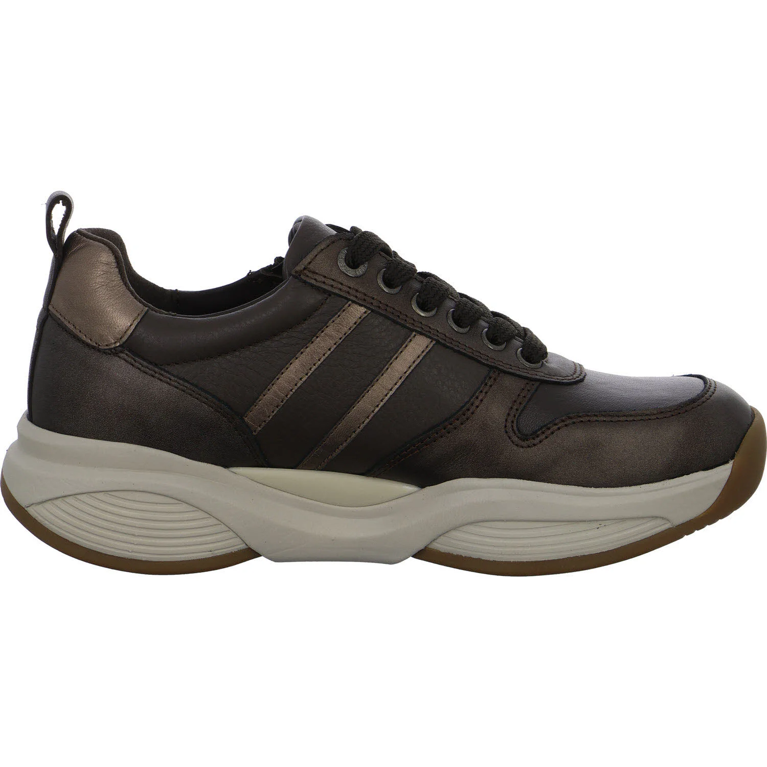 Xsensible Damen Schnürschuhe 30070.3/360-HX SWX3 - Lady dark brown combi HX (weit)