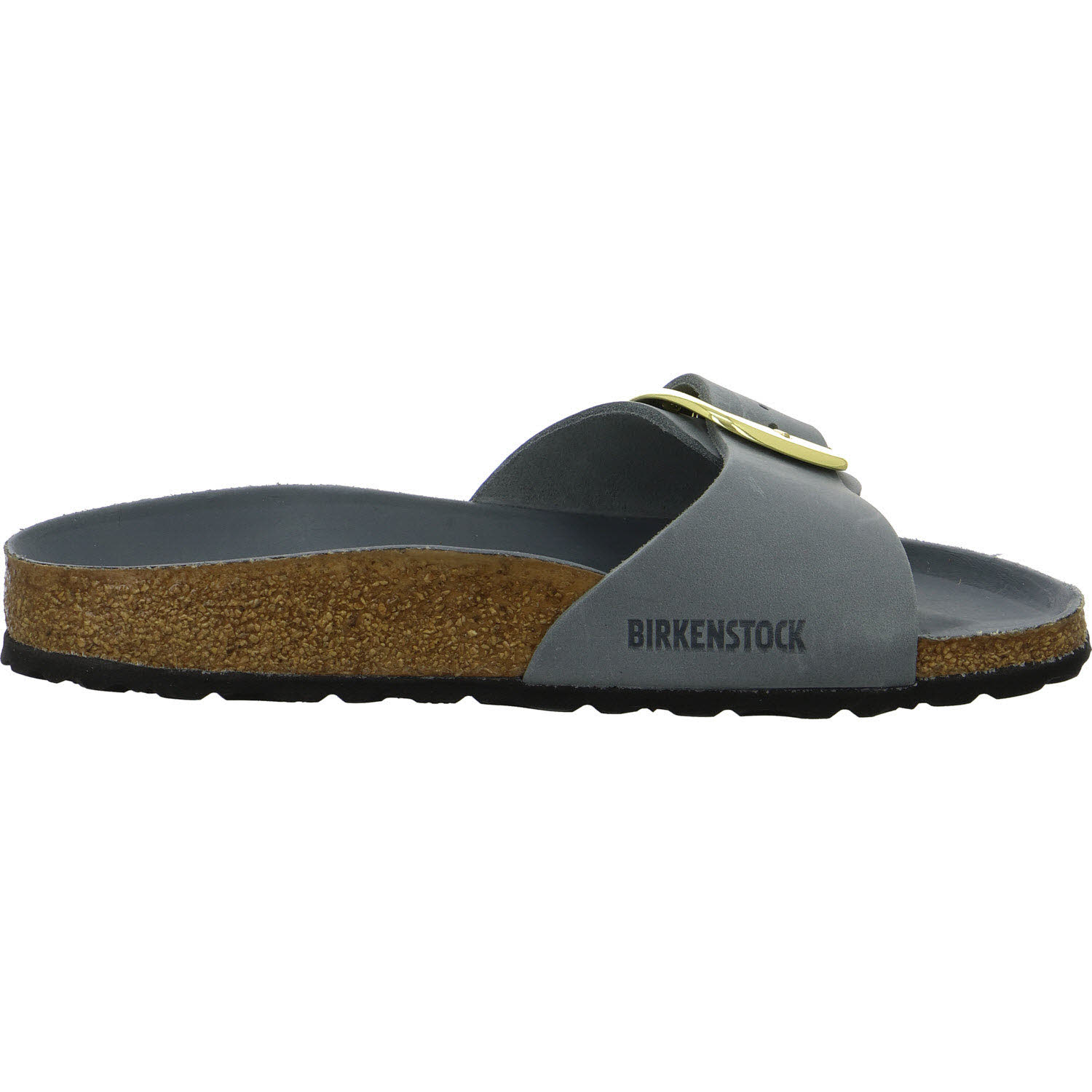 BIRKENSTOCK Pantoletten 1032090 Madrid Big Buckle basalt gray schmal