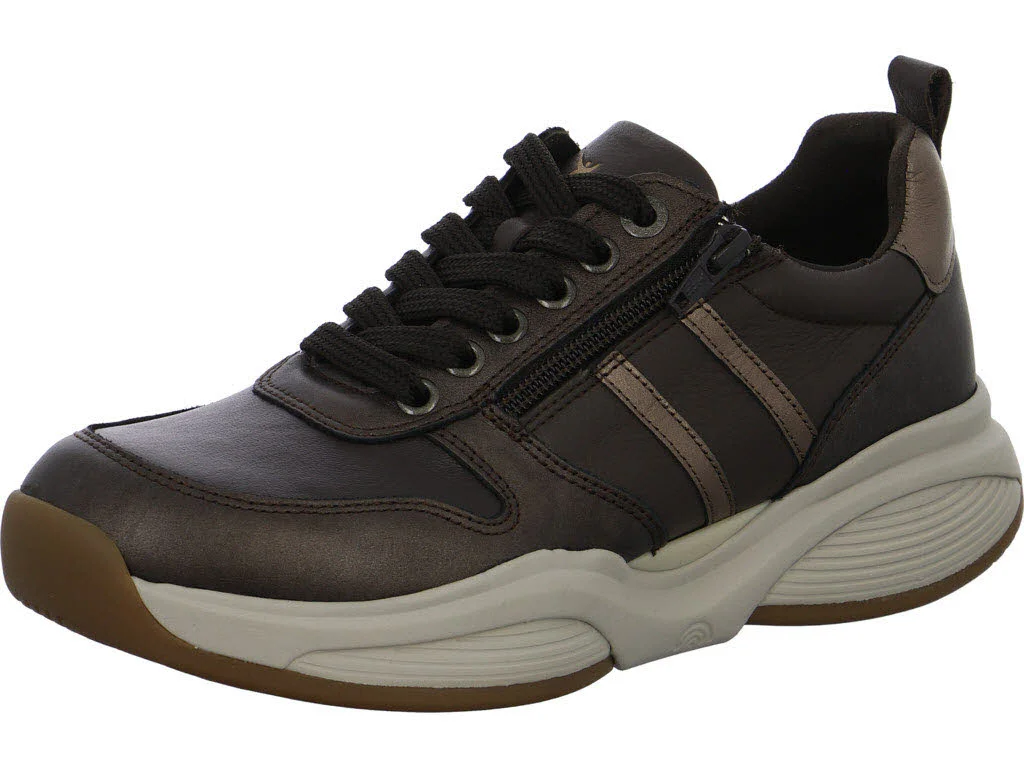 Xsensible Damen Schnürschuhe 30070.3/360-HX SWX3 - Lady dark brown combi HX (weit)