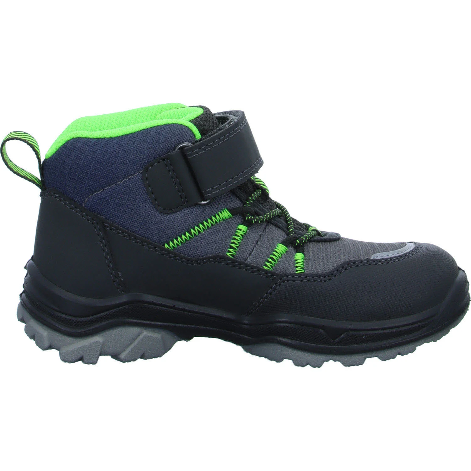 Element 7 von 8 (Bild) – Superfit Kinder Winterstiefel 1-000055-2000 Jupiter grau/hellgrün WMS weit