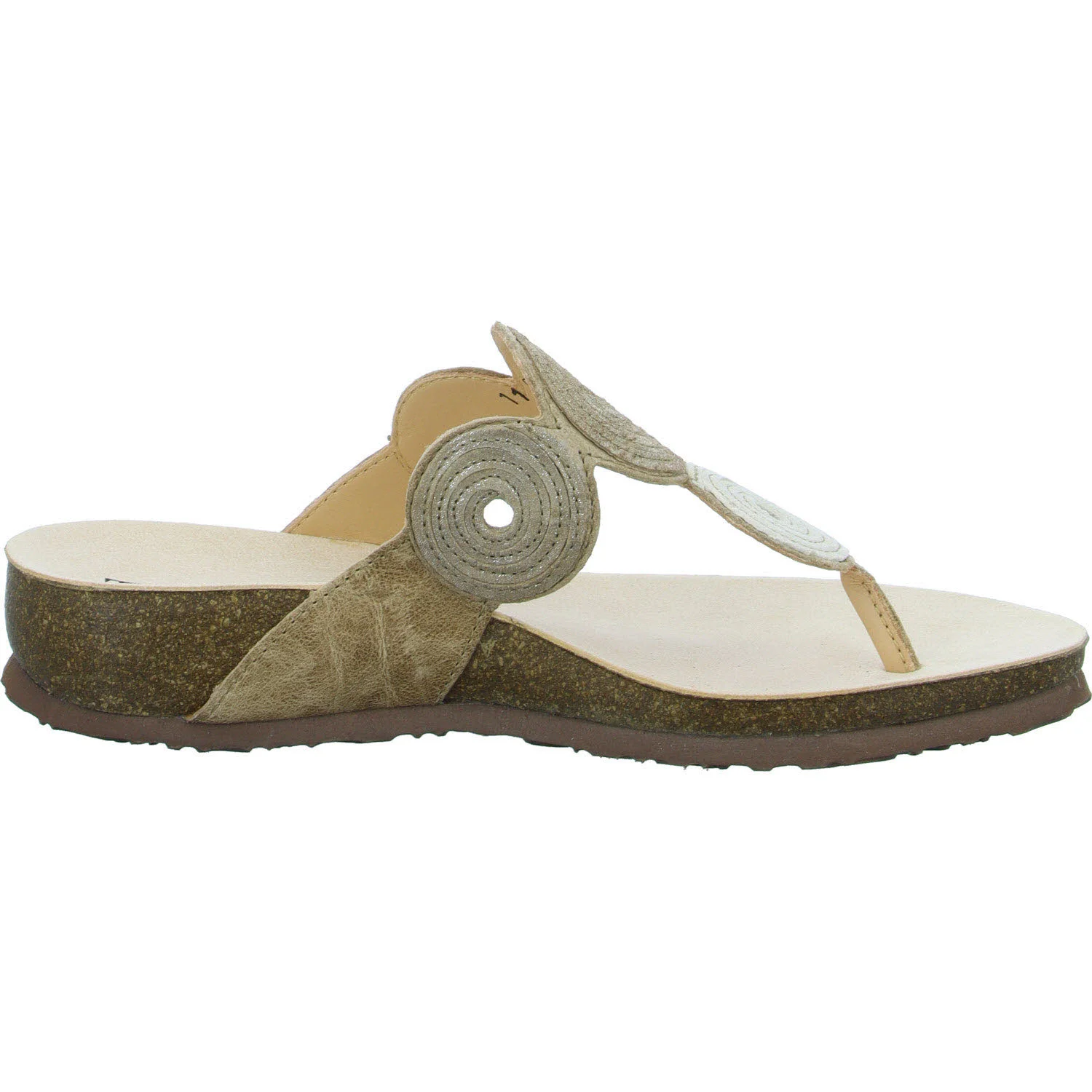 Element 7 von 8 (Bild) – Think Damen Pantoletten 3-000372-4000 JULIA nude/kombi F 1/2 (normal)