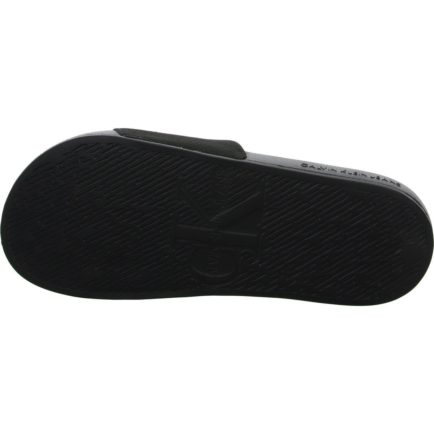 Calvin Klein Damen Pantoletten YW0YW017130GJ SLIDE MONOGRAM HARDWARE triple black normal